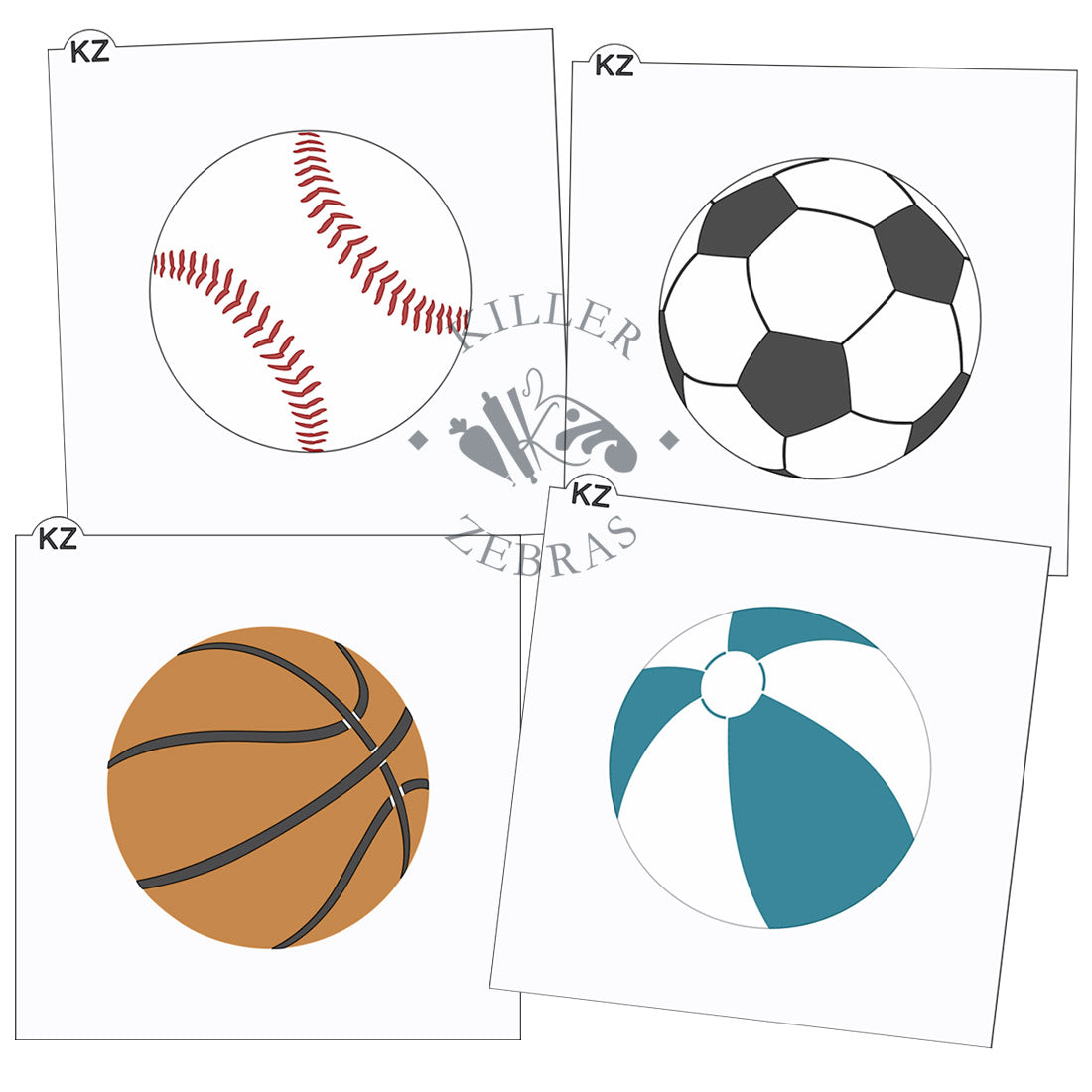 5.5 x 5.5 Stencil Circle Matching Stencils All