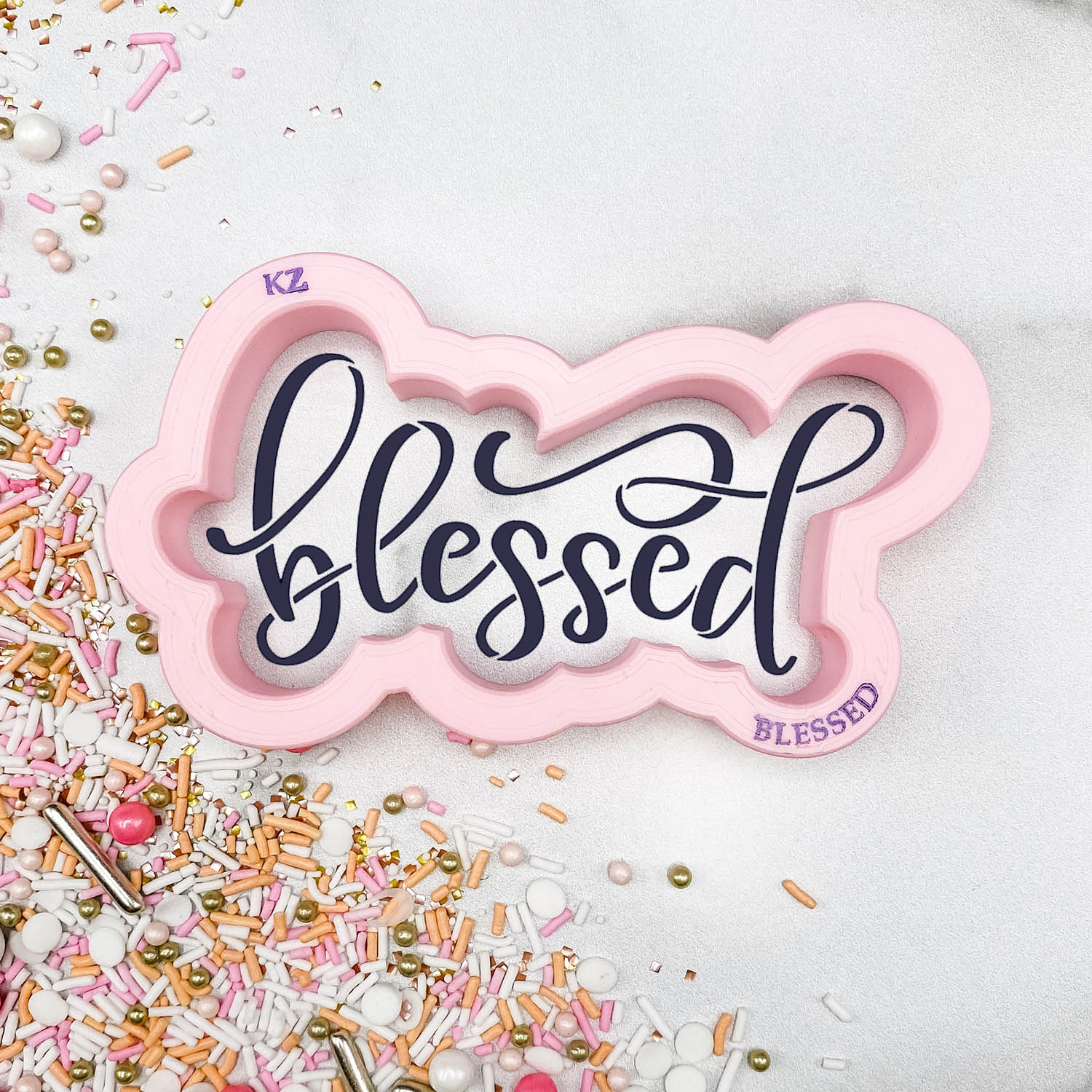 Cookie Cutters Blessed Hand Lettered