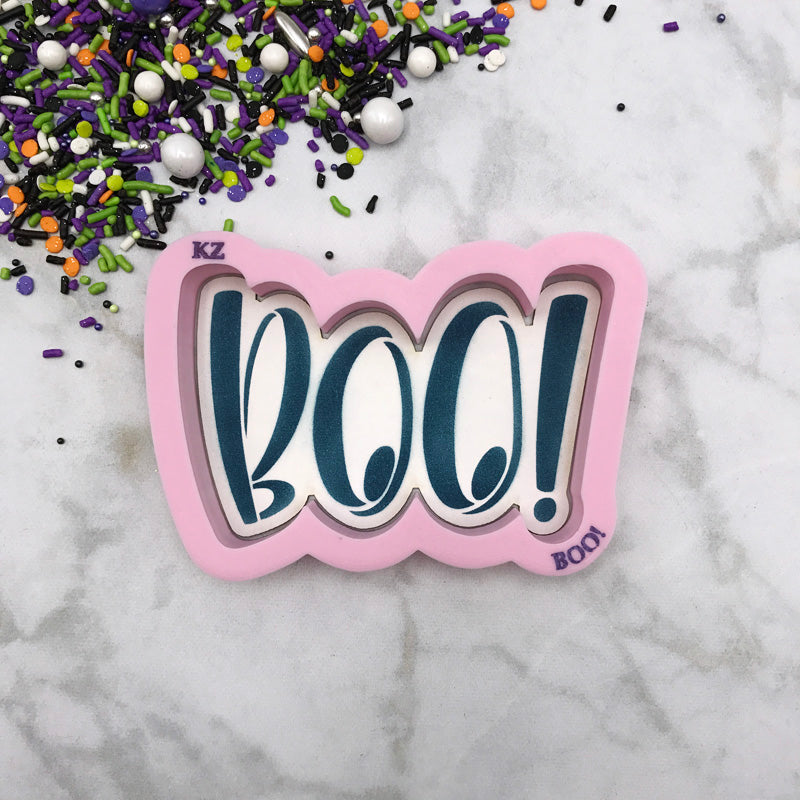 BOO! Hand Lettered