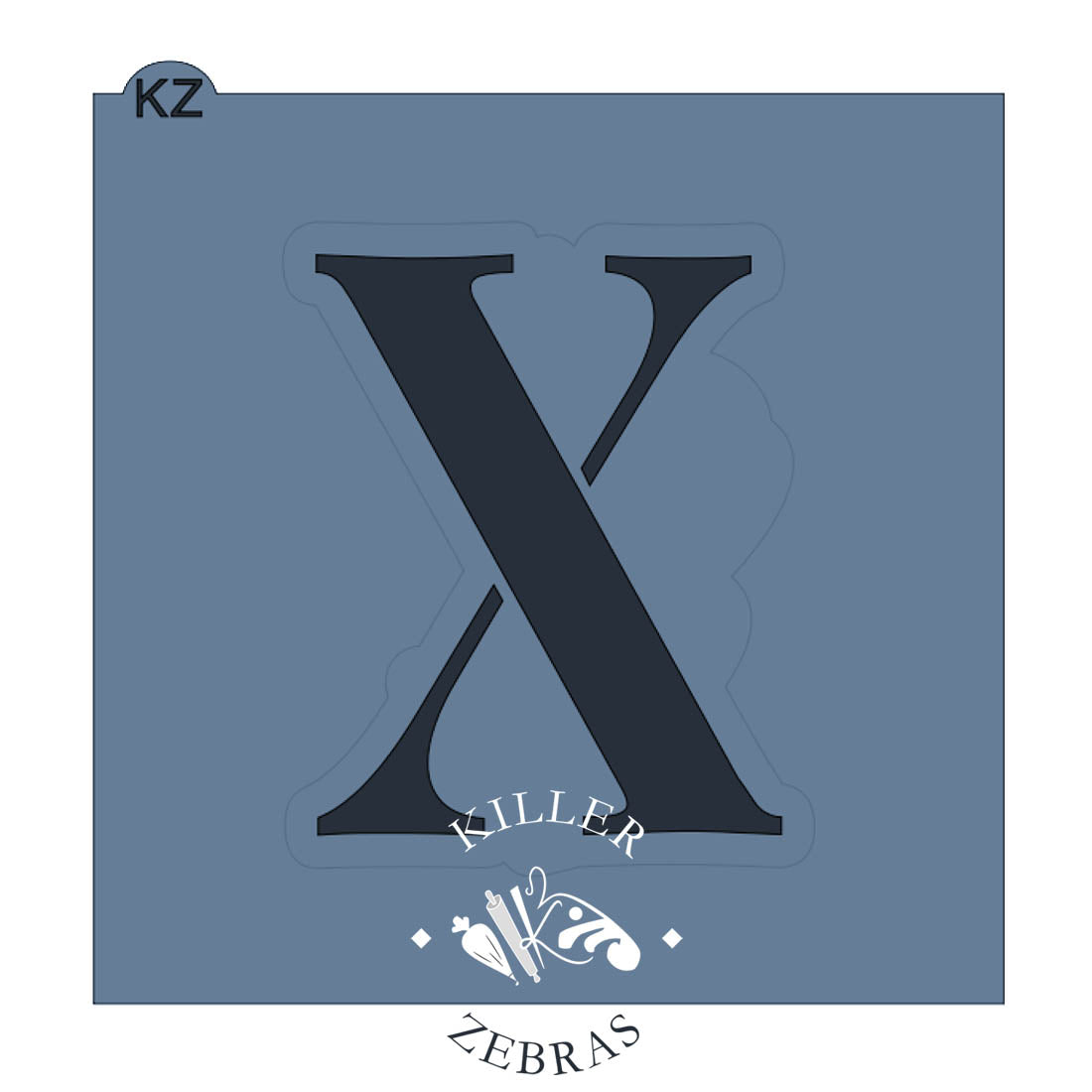 Cookie Cutters Floral XO Cutter/Stencil Set