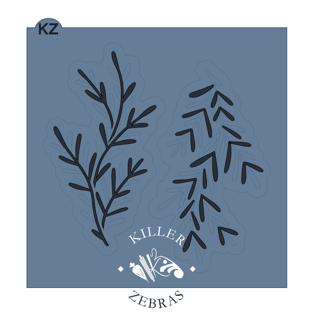 Cookie Cutters Botanical Branch (Style 3) Cutter/Stencil