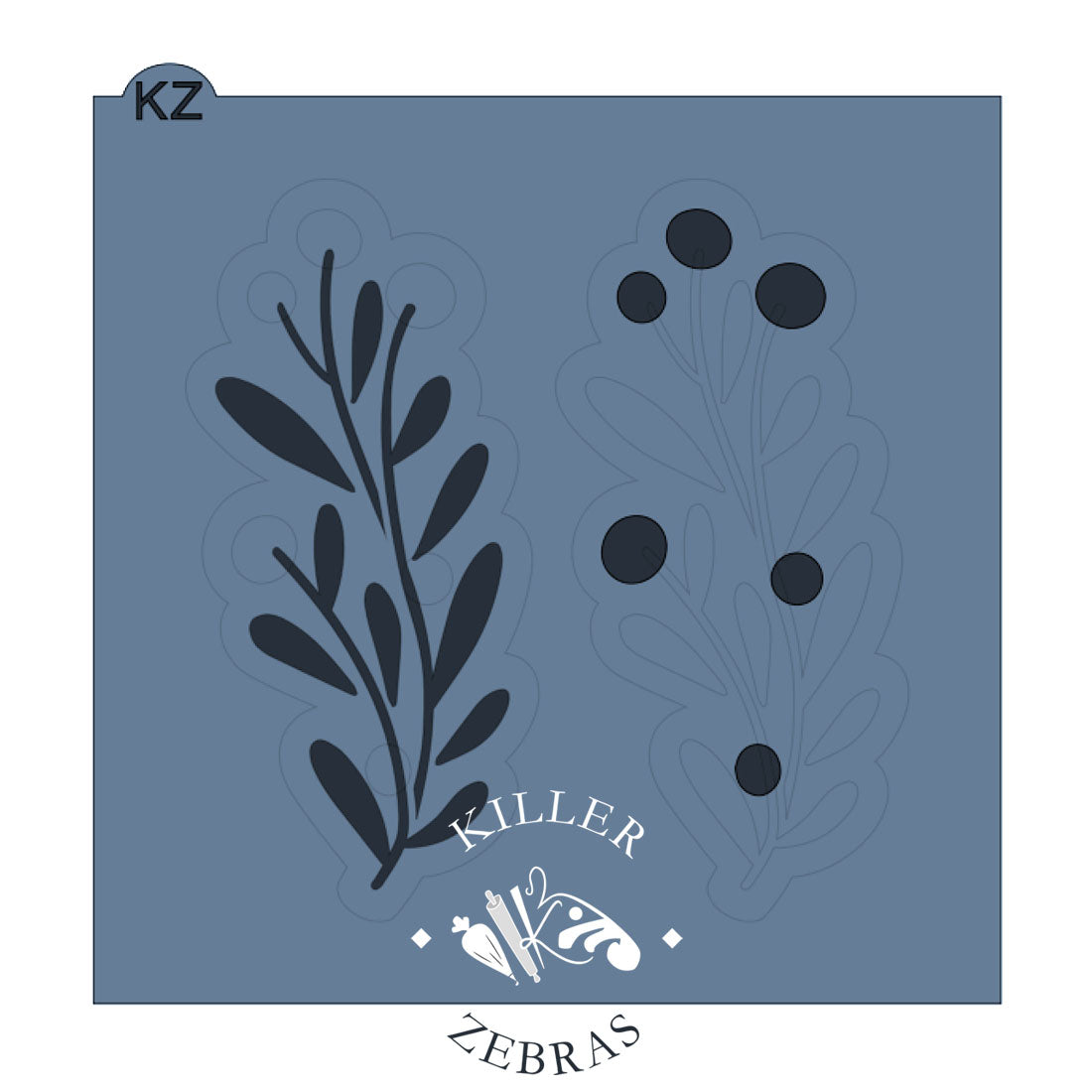 Cookie Cutters Botanical Branch (Style 4) Cutter/Stencil