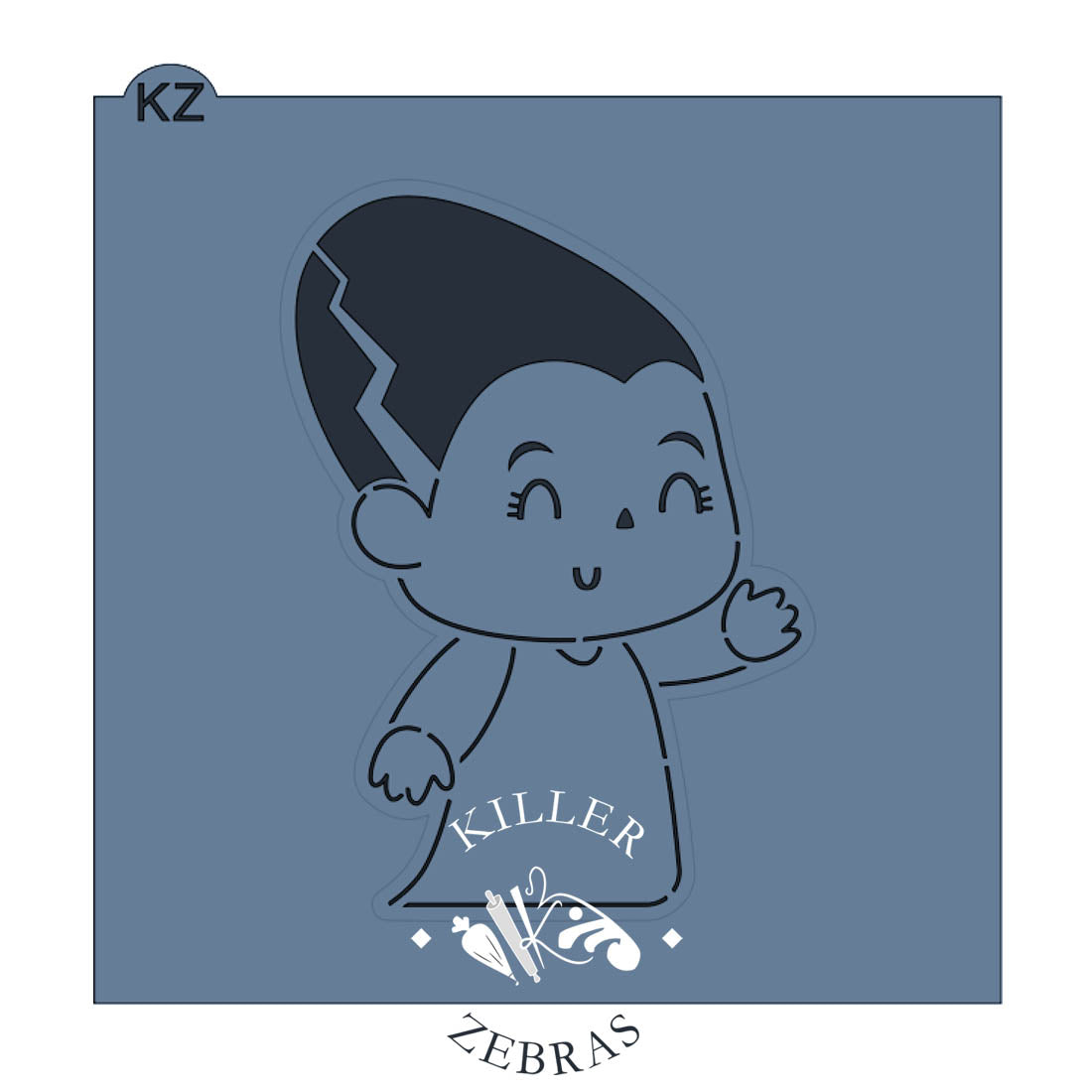 Cookie Cutters Bride of Frankenstein – Cookie Cutter & Stencil Set