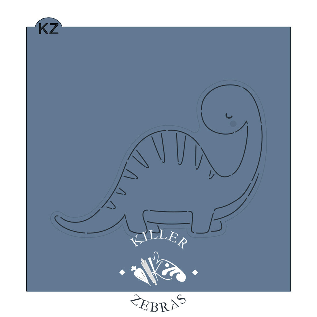 Cookie Cutters Brontosaurus Cutter/Stencil