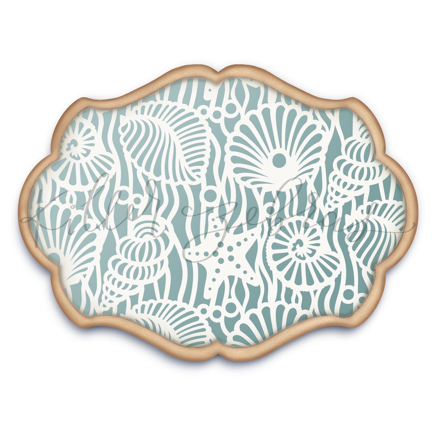 5.5 x 5.5 Stencil By the Seashore Stencil