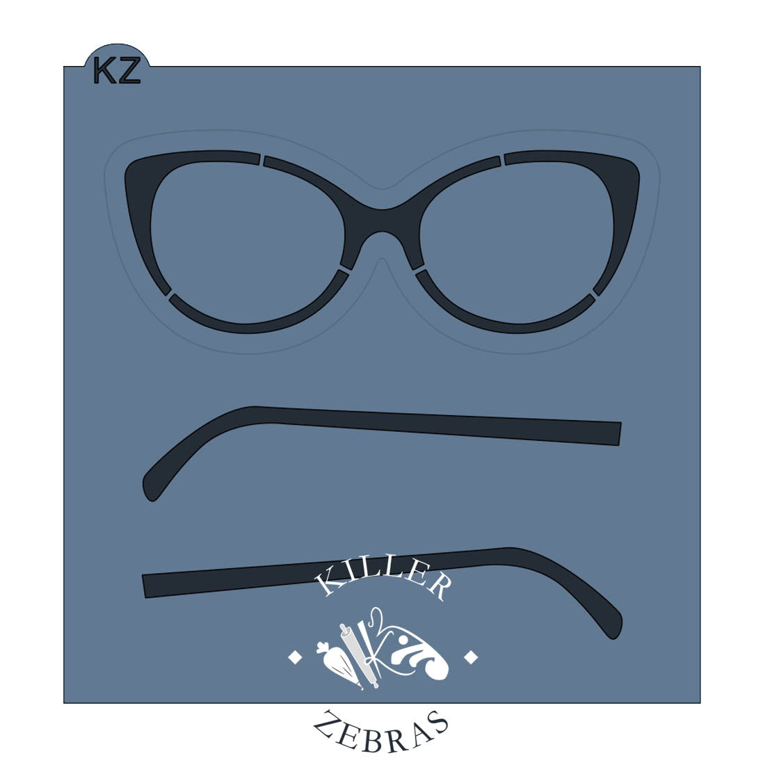 Cookie Cutters Cat Eye Sunglasses Cutter/Stencil