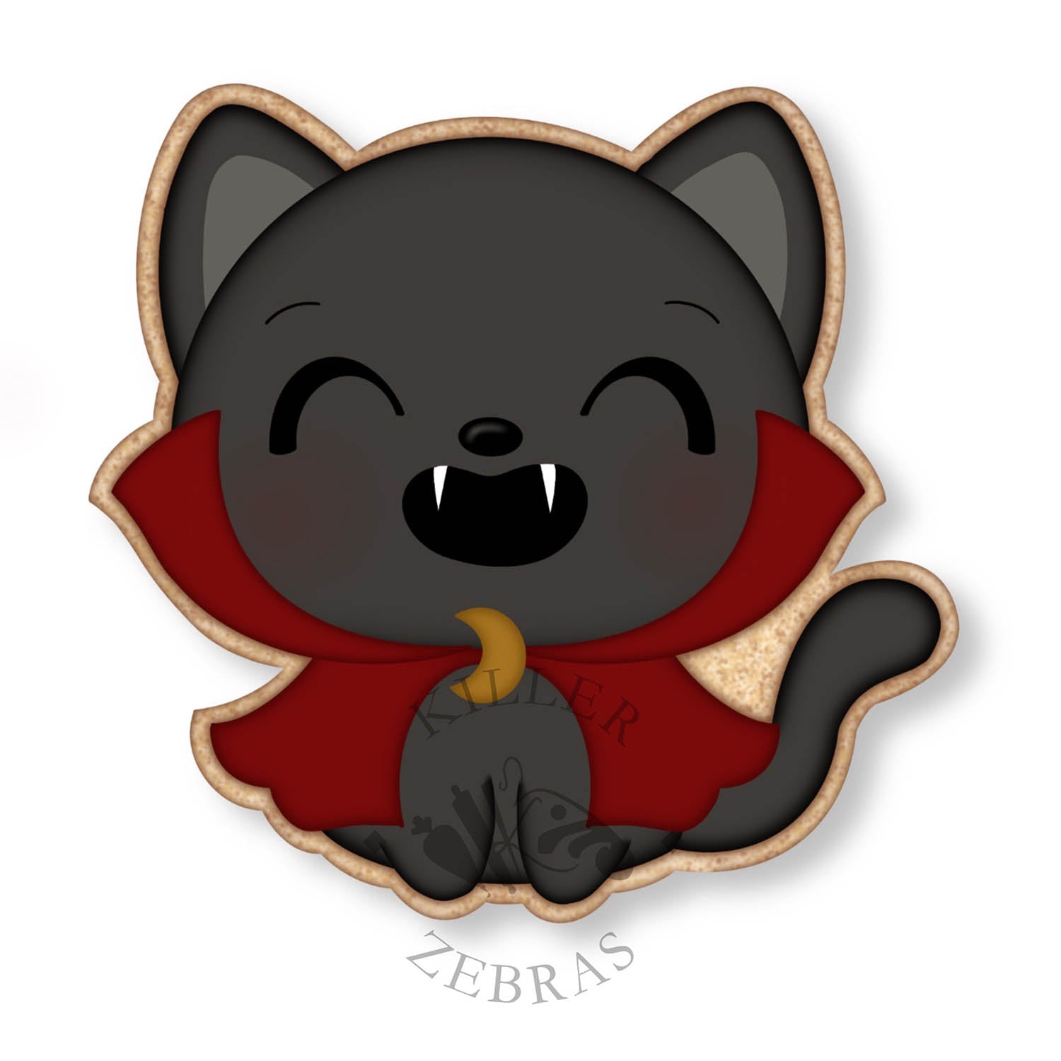 Cookie Cutters Cat Vampire Cutter/Stencil