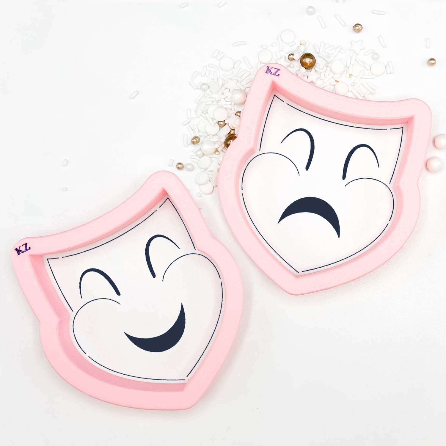 Cookie Cutters Comedy/Tragedy Mask – Cookie Cutter & Stencil Set