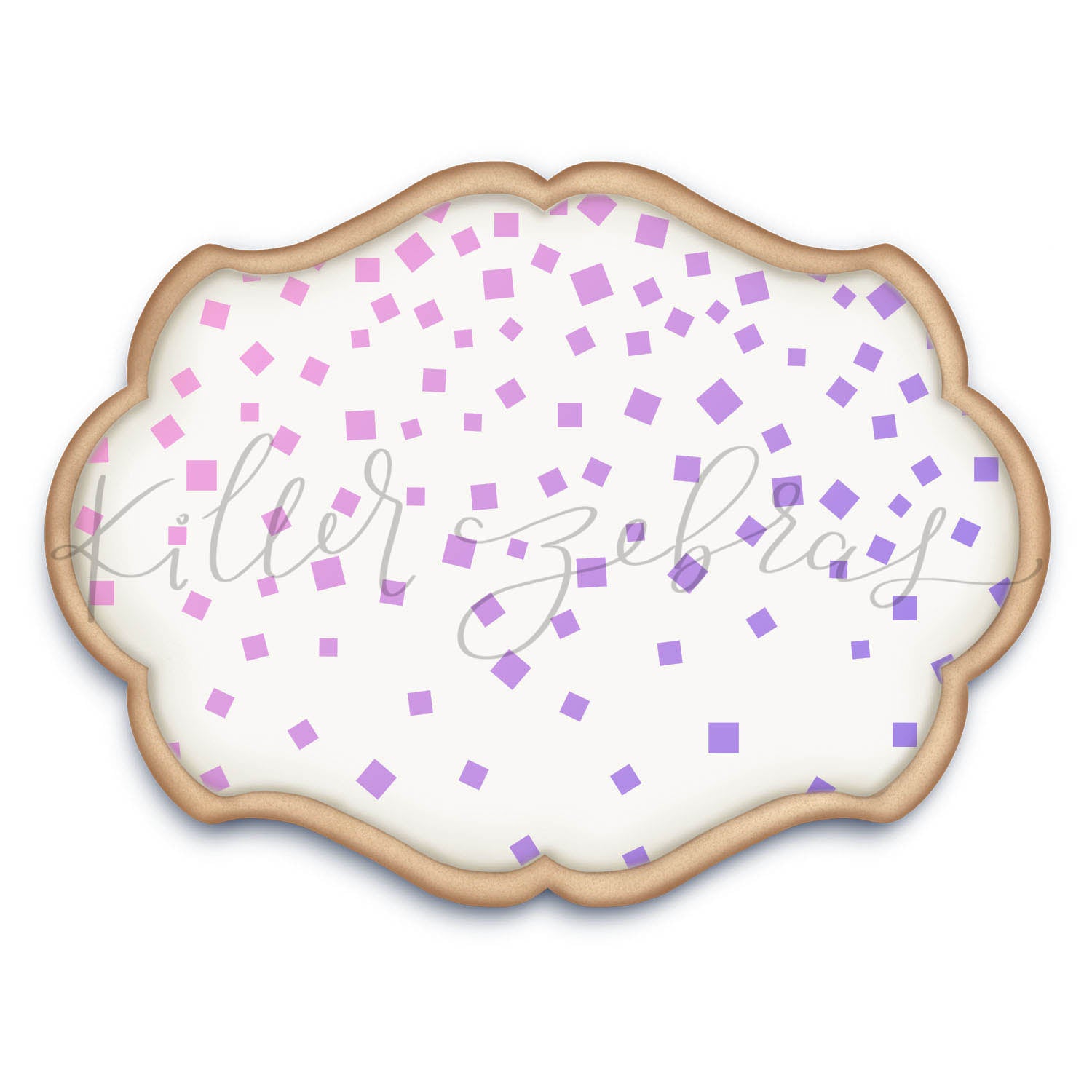 5.5 x 5.5 Stencil Confetti Stencil