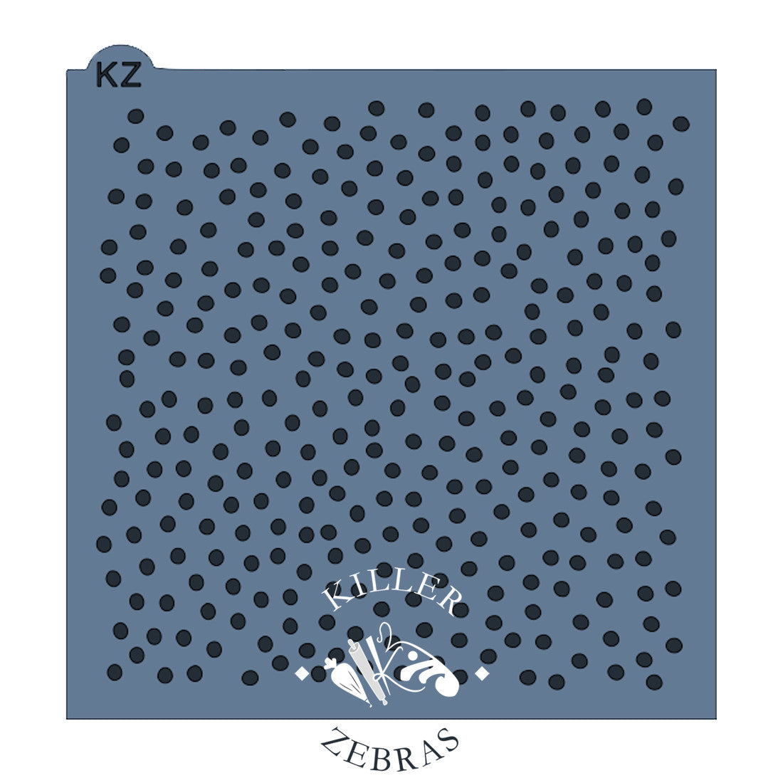Confetti Polka Dots Stencil