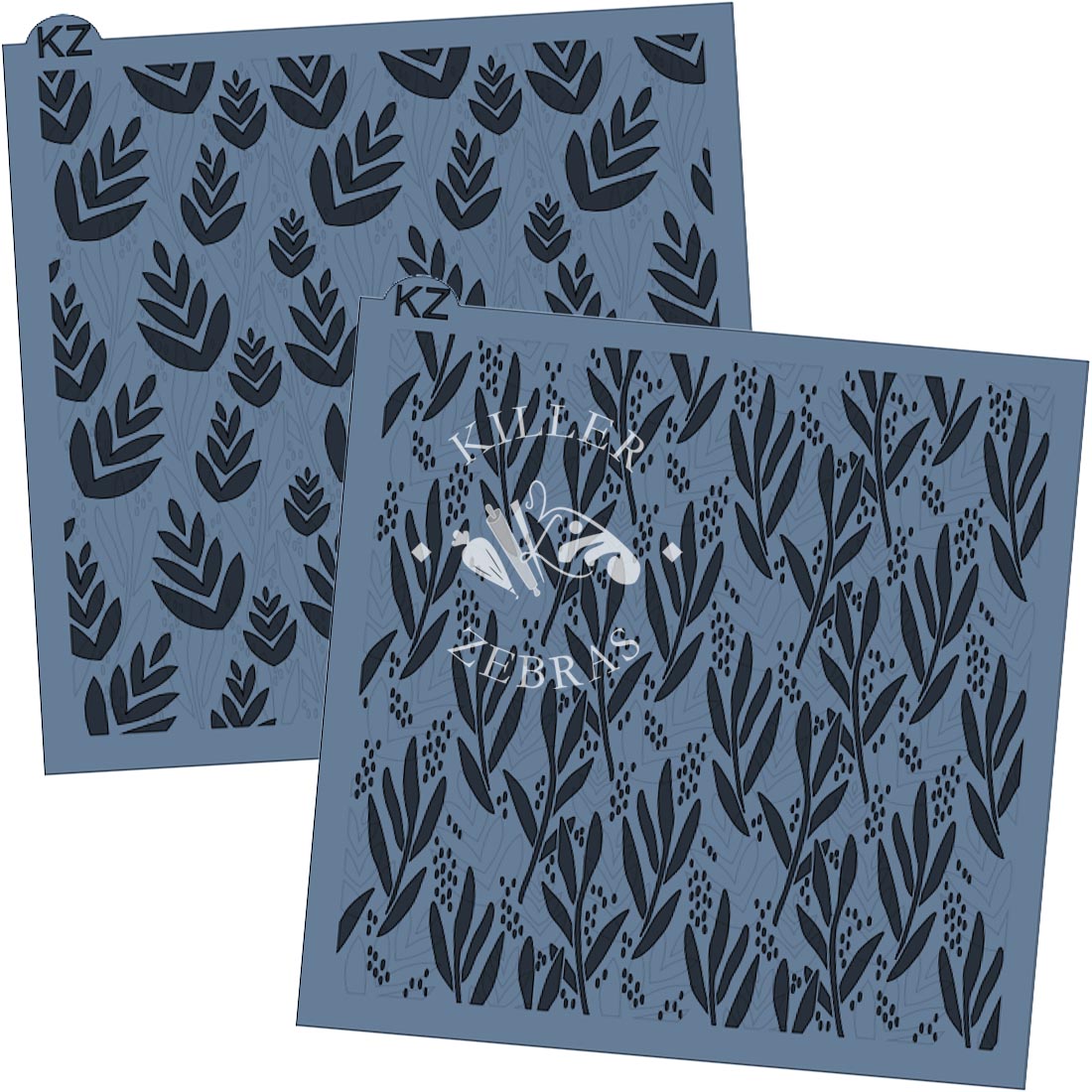 5.5 x 5.5 Stencil Cordyline 2 Part Stencil