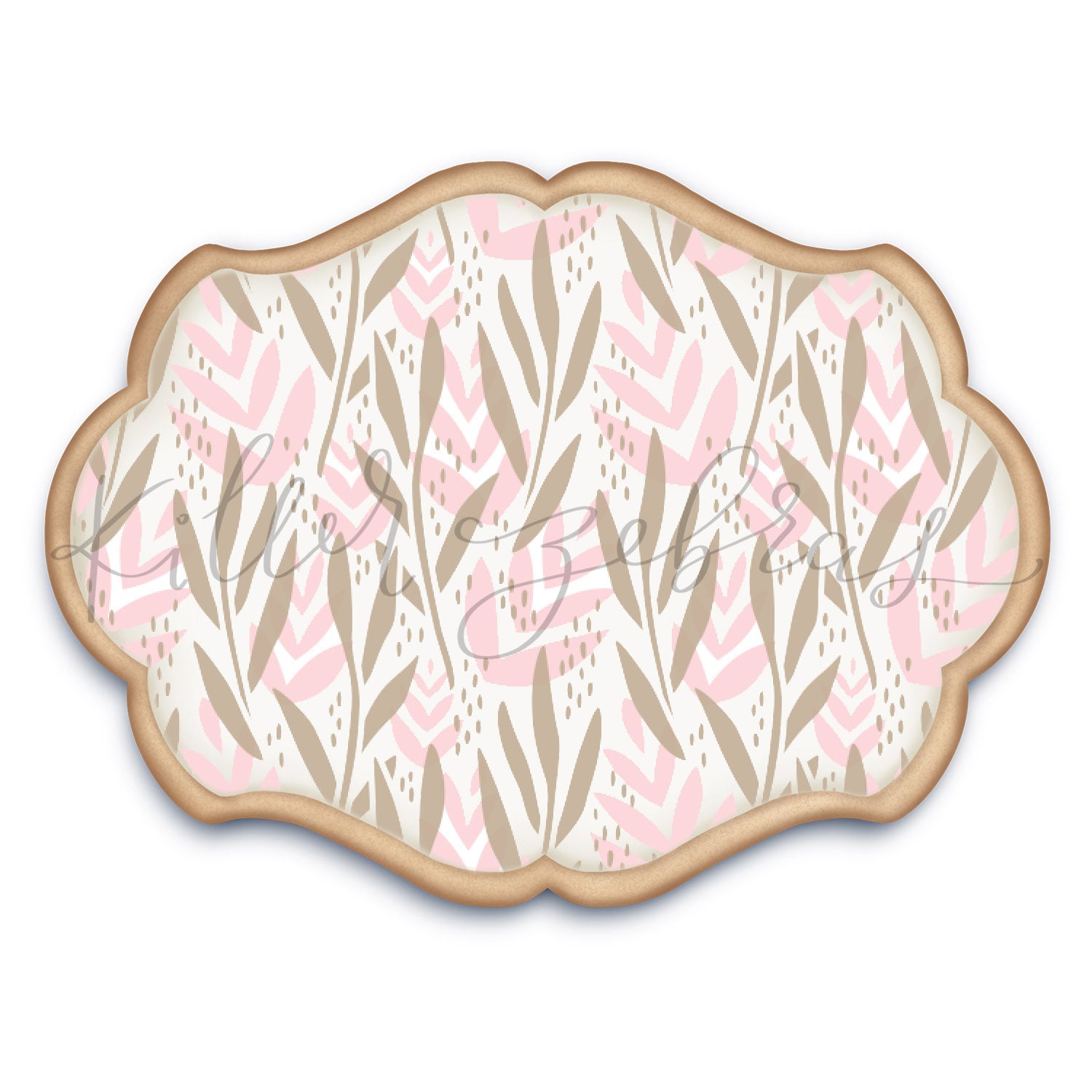 5.5 x 5.5 Stencil Cordyline 2 Part Stencil