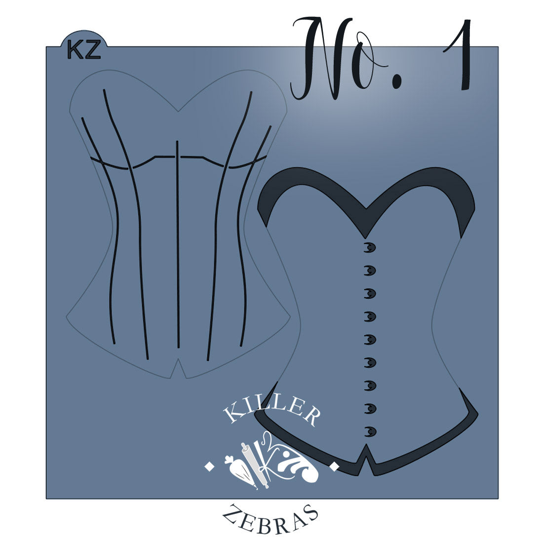 Cookie Cutters Corset Cutter/Stencil Set