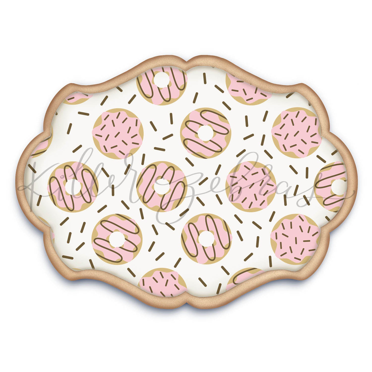 5.5 x 5.5 Stencil Donuts 3 Part Stencil