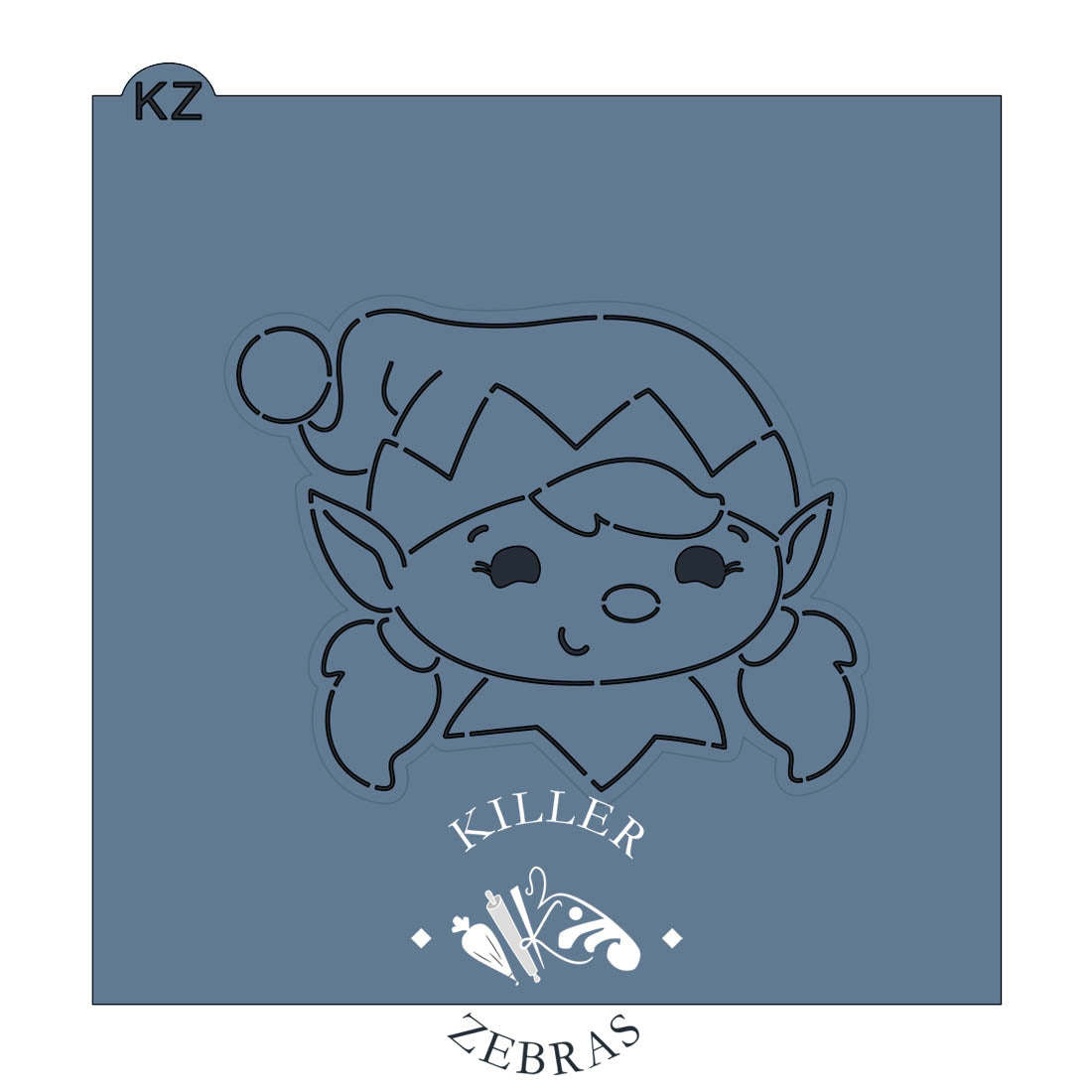 Cookie Cutters Girl Elf Cutter/Stencil