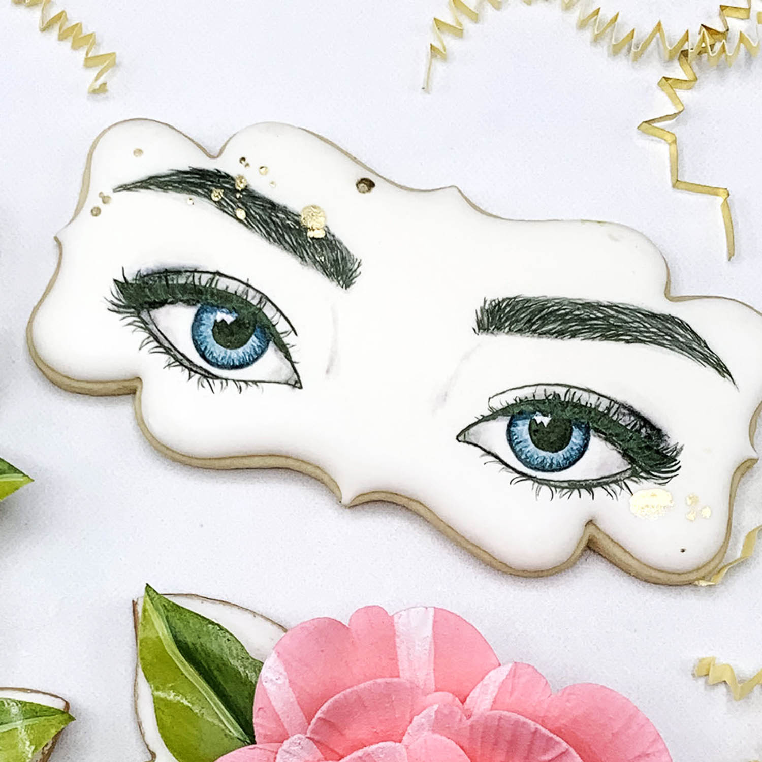 5.5 x 5.5 Stencil Guide to Hand Painted Eyes