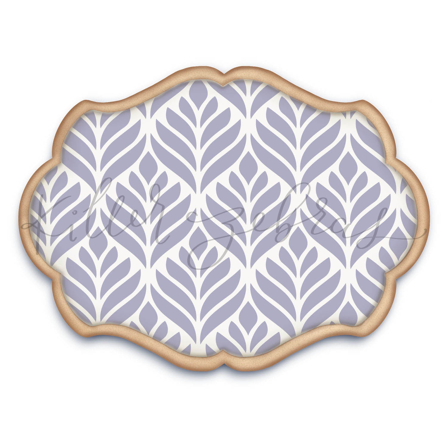 5.5 x 5.5 Stencil Fern Leaves Stencil