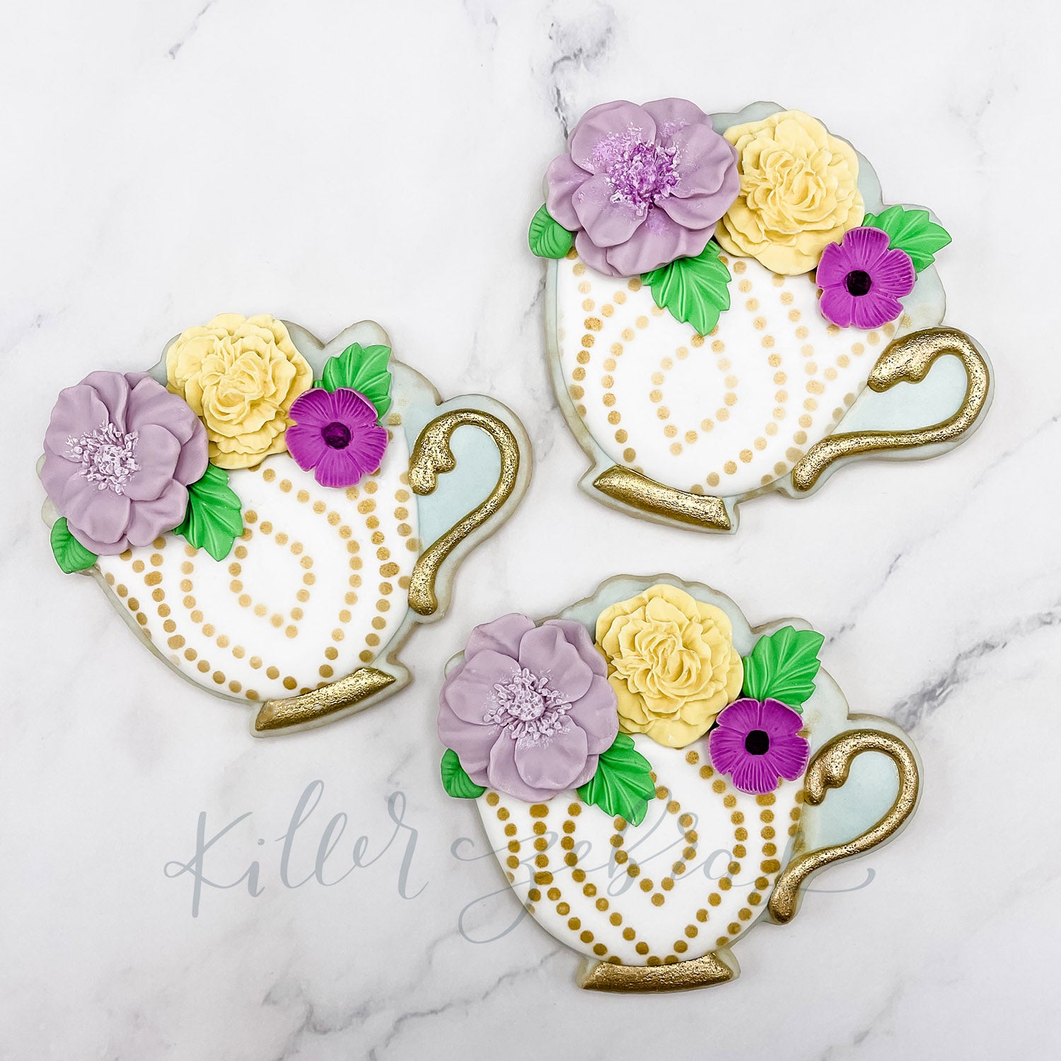 Cookie Cutters Floral Teacup Cutter/Stencil