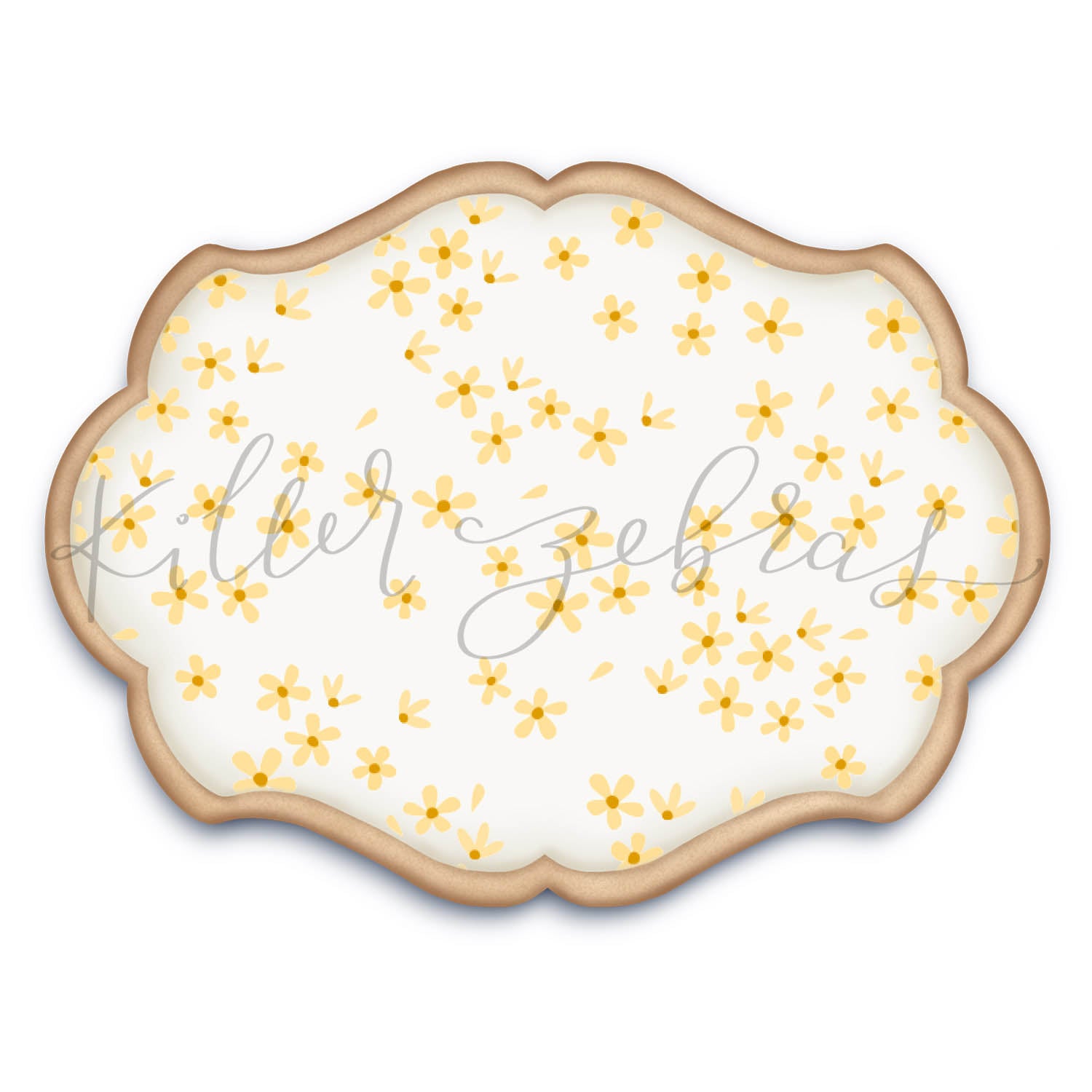 5.5 x 5.5 Stencil Flowerettes 2 Part Stencil