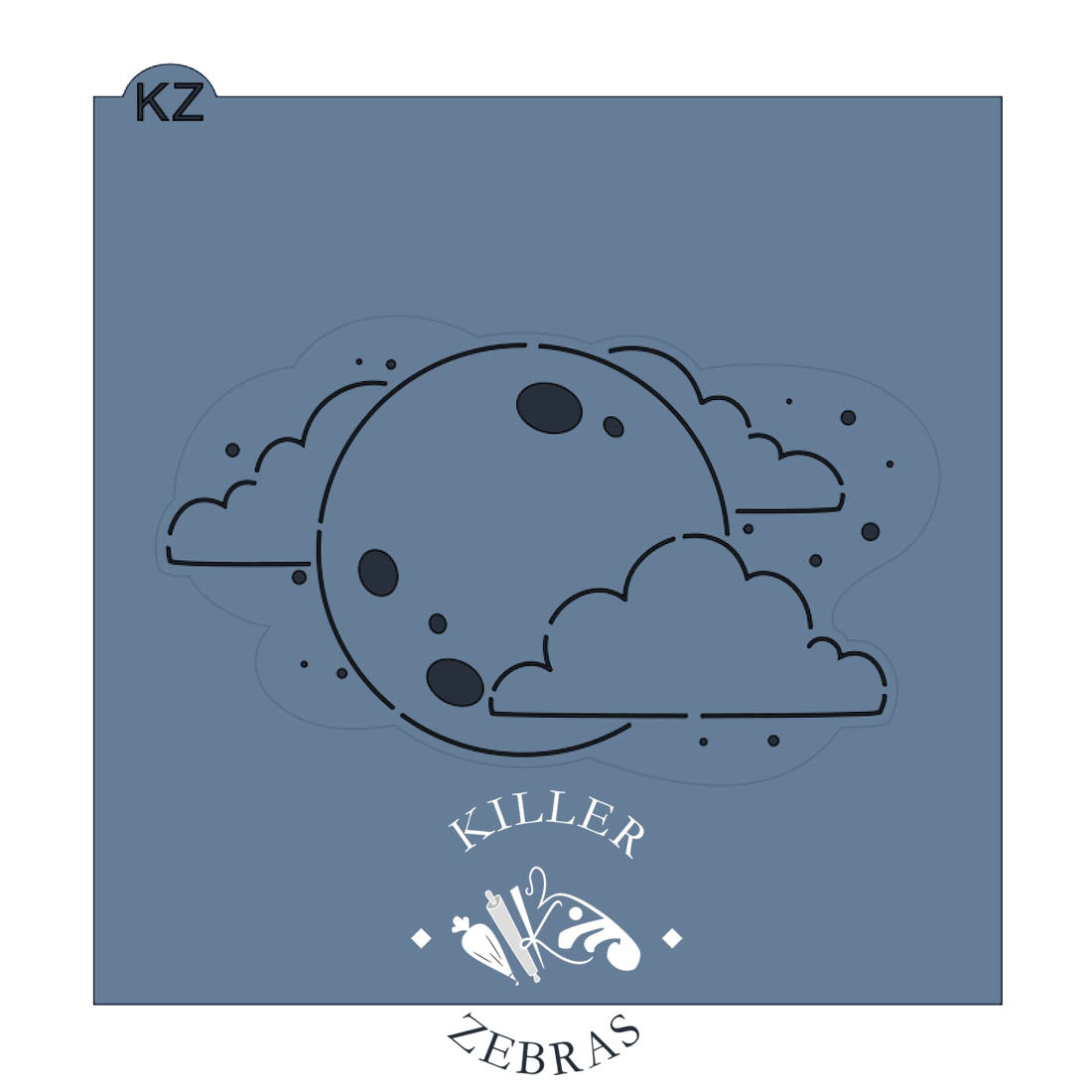 Cookie Cutters Full Moon Cutter/Stencil