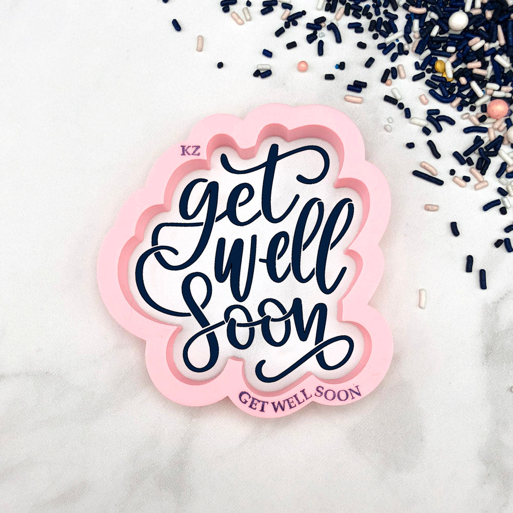 Cookie Cutters Get Well Soon Cutter/Stencil