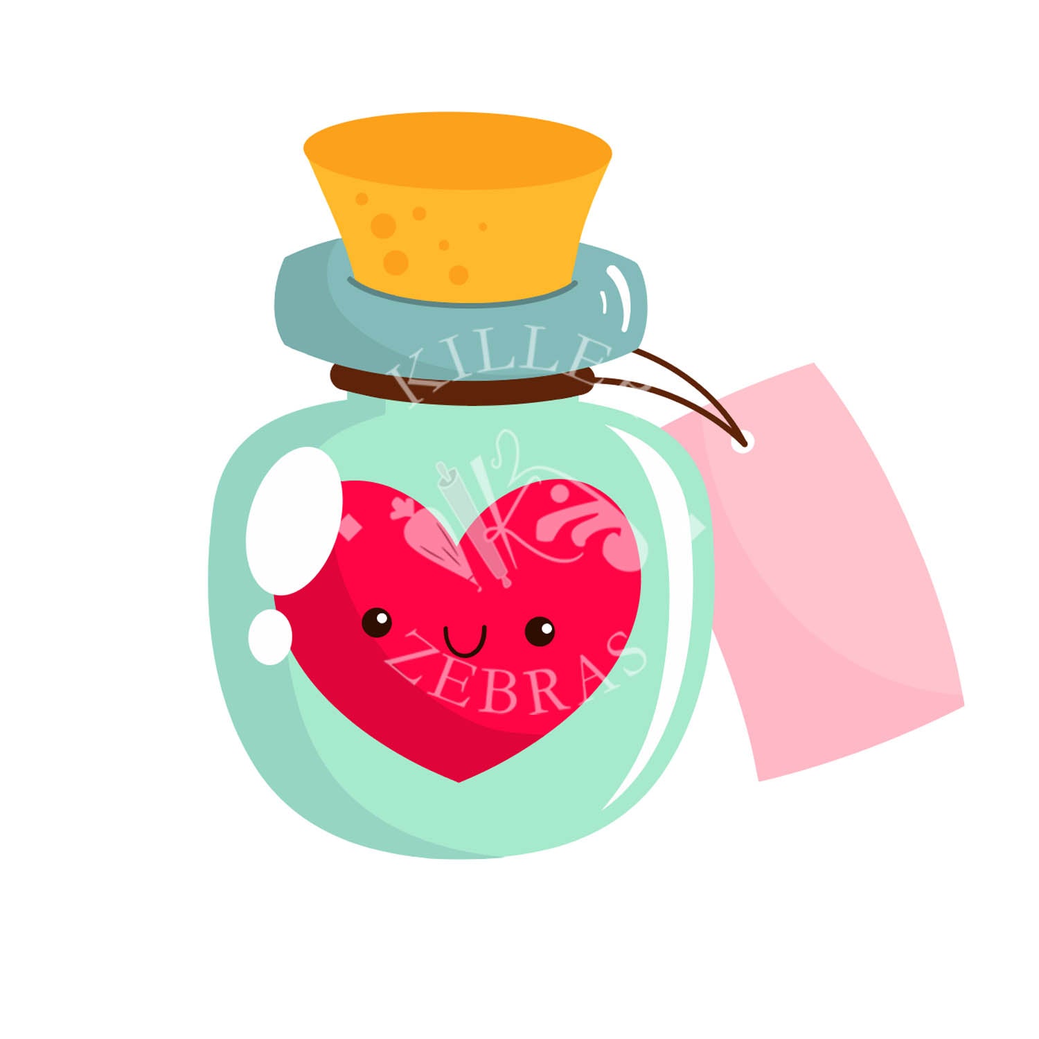 Cookie Cutters Glass Bottle with Tag – Cookie Cutter & Stencil Set