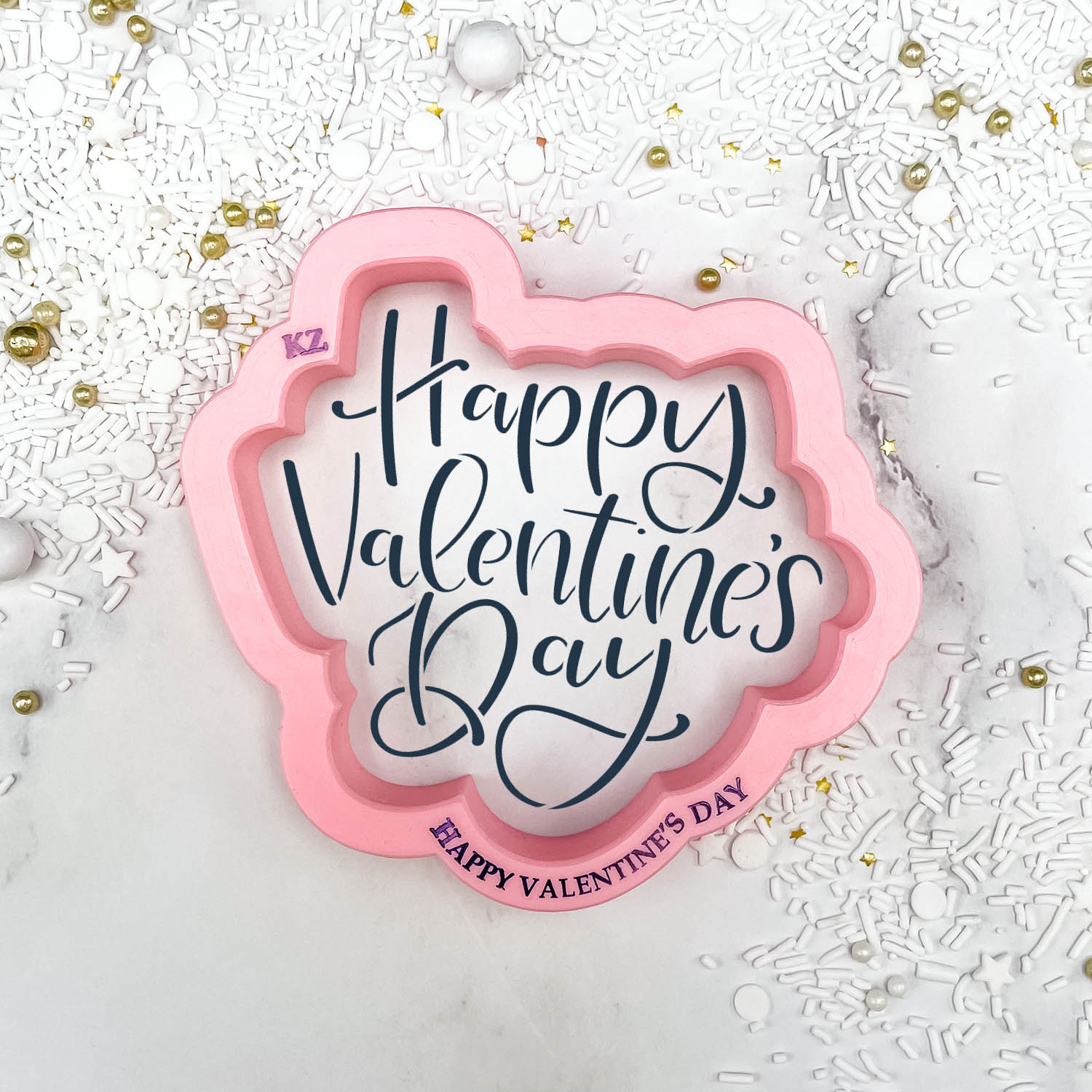 Cookie Cutters Happy Valentine's Day Hand Lettered