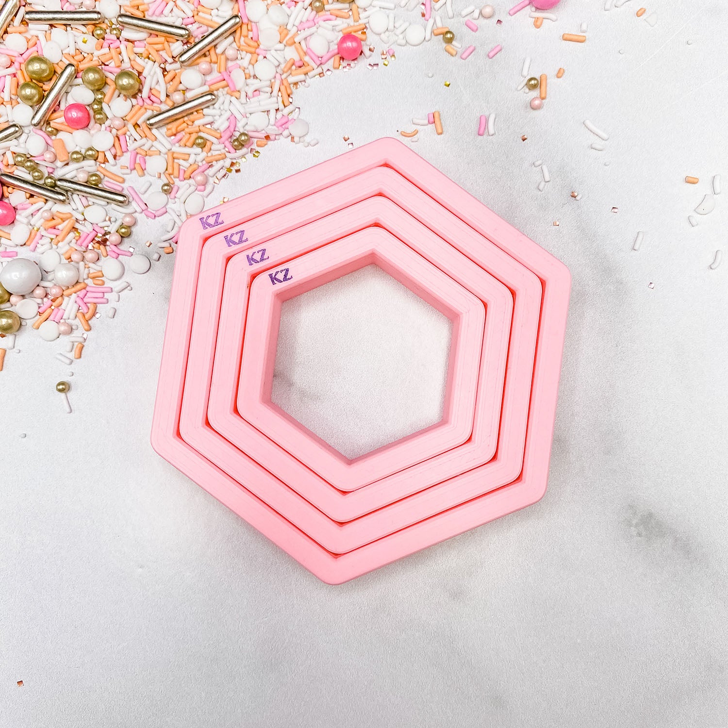 Cookie Cutters Nesting Hexagons Cutter Set