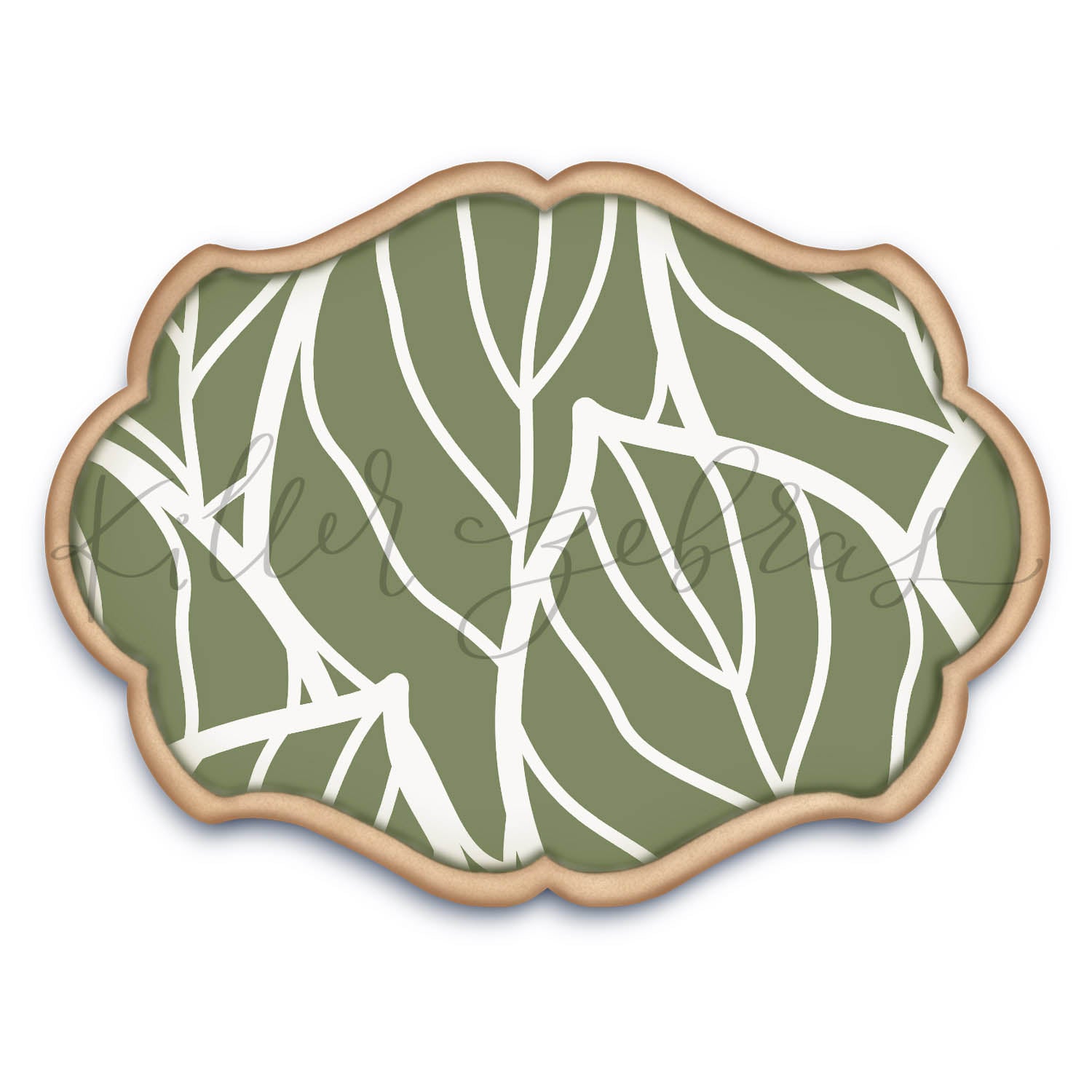 5.5 x 5.5 Stencil Philodendron Stencil