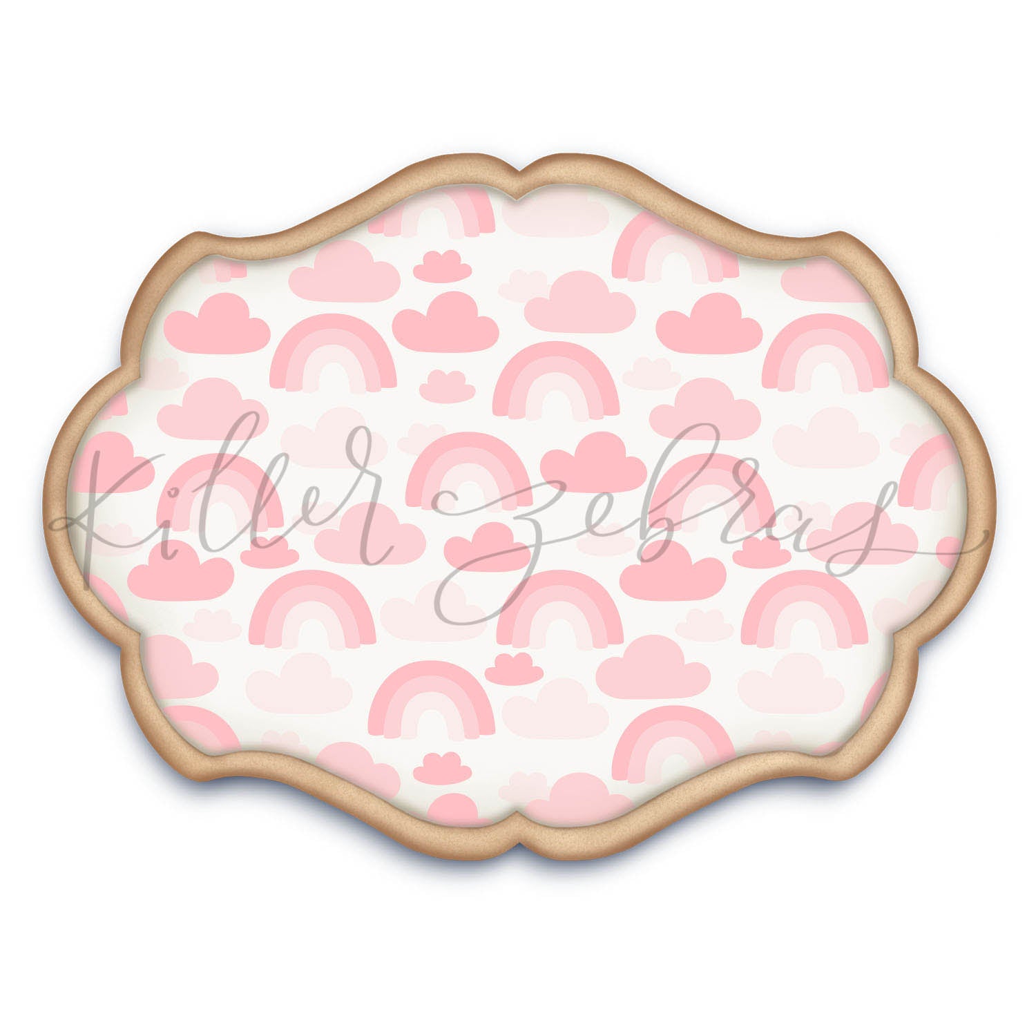 5.5 x 5.5 Stencil Rainbows – Layered Cookie Stencil