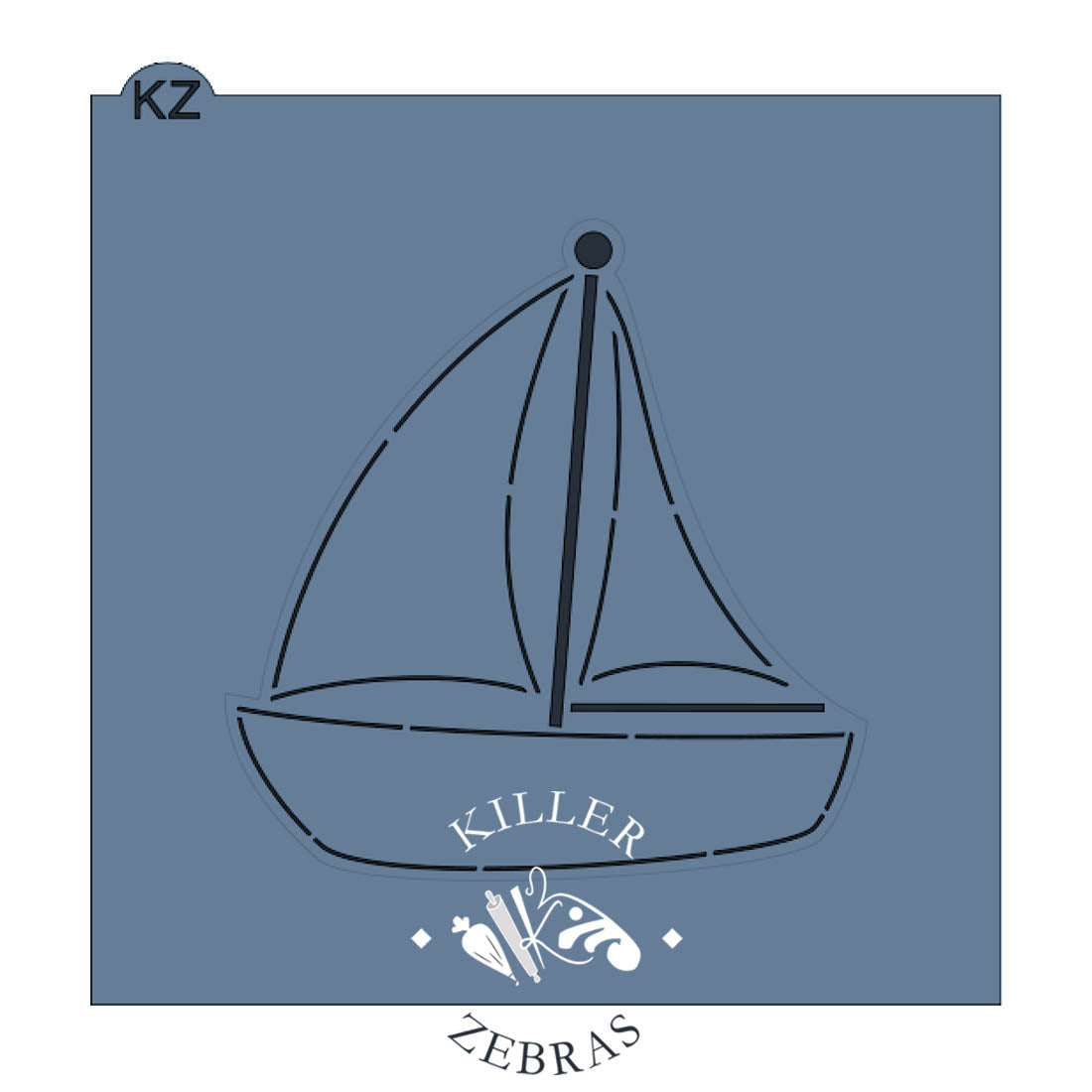Cookie Cutters Sailboat Cutter/Stencil