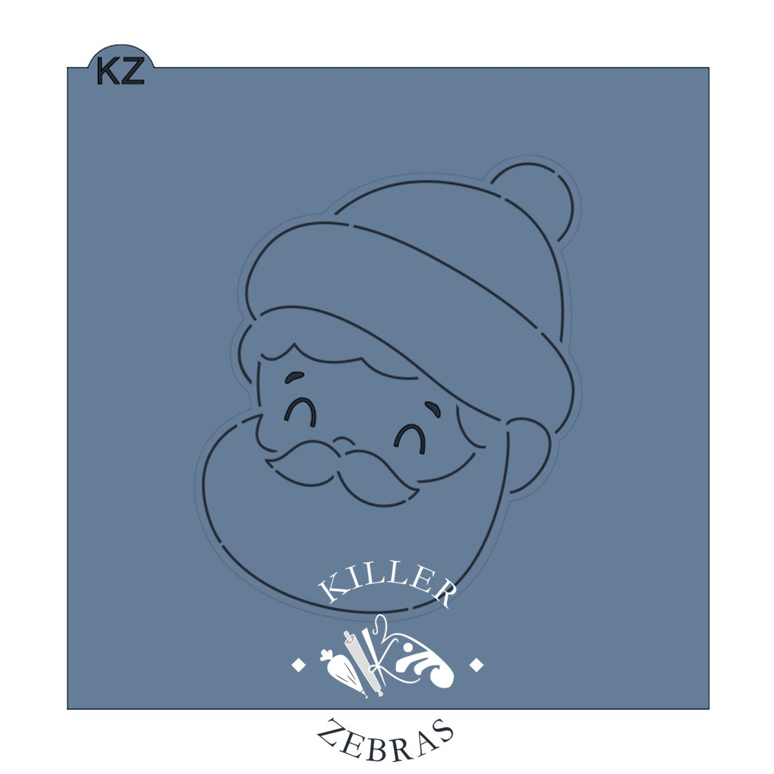 Cookie Cutters Santa Claus 2021 – Cookie Cutter & Stencil Set