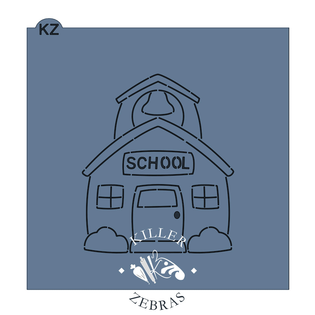 Cookie Cutters Schoolhouse Cutter/Stencil