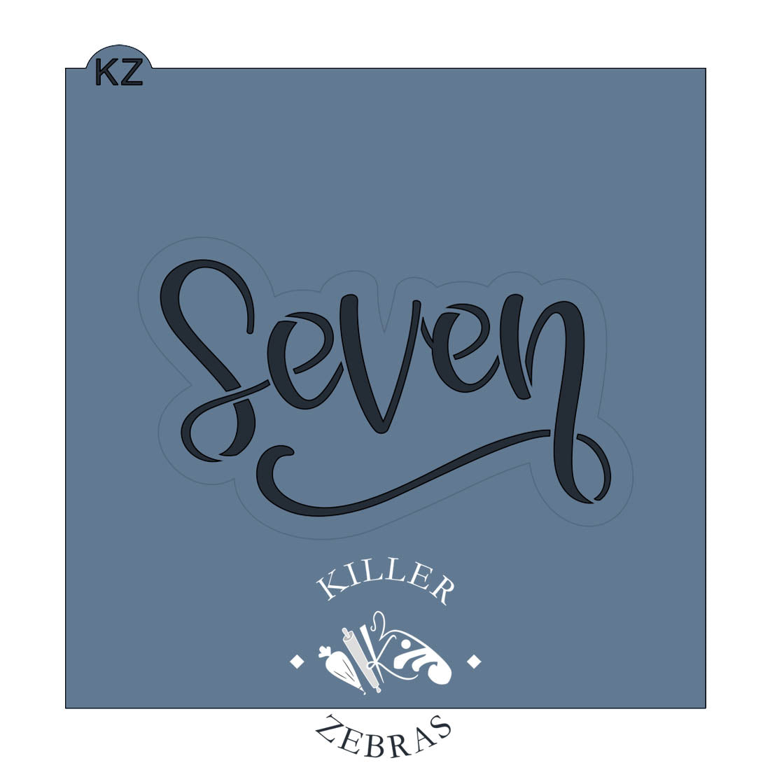 Cookie Cutters Seven – Cookie Cutter & Stencil Set