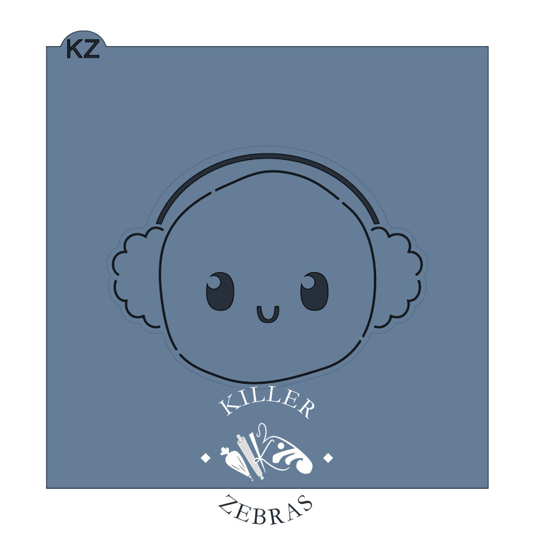 Cookie Cutters Snowball with Earmuffs – Cookie Cutter & Stencil Set