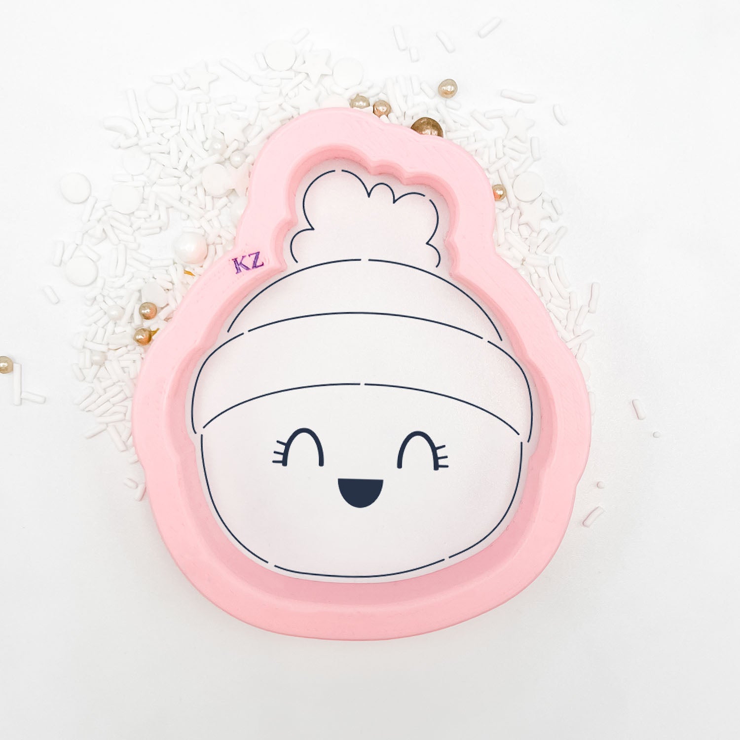 Cookie Cutters Snowball with Snow Hat Cutter/Stencil