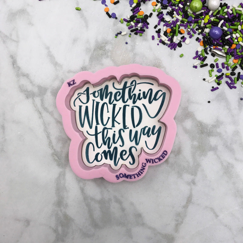 Cookie Cutters Something Wicked Hand Lettered