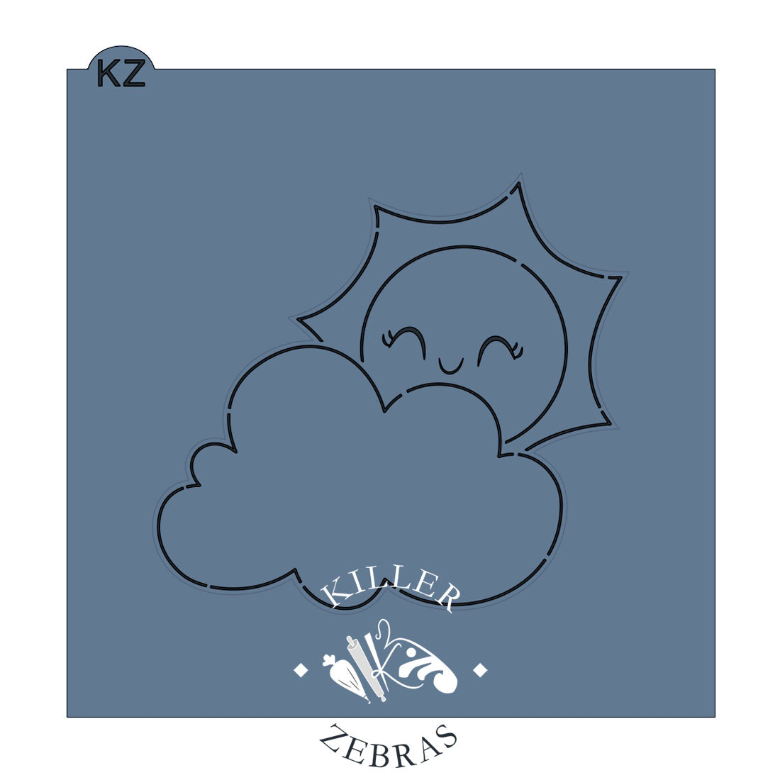 Cookie Cutters Sun and Cloud Cutter/Stencil
