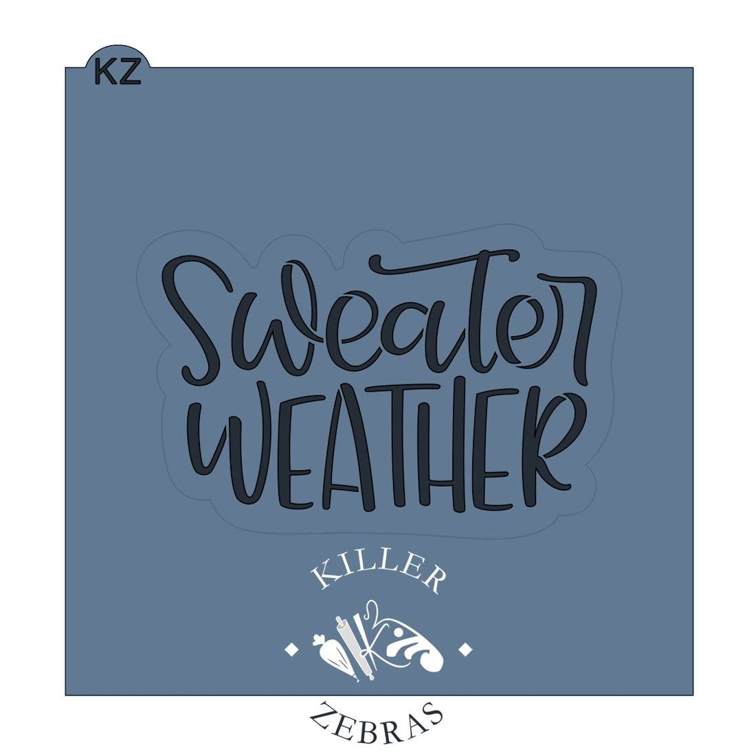 Cookie Cutters Sweater Weather Hand Lettered