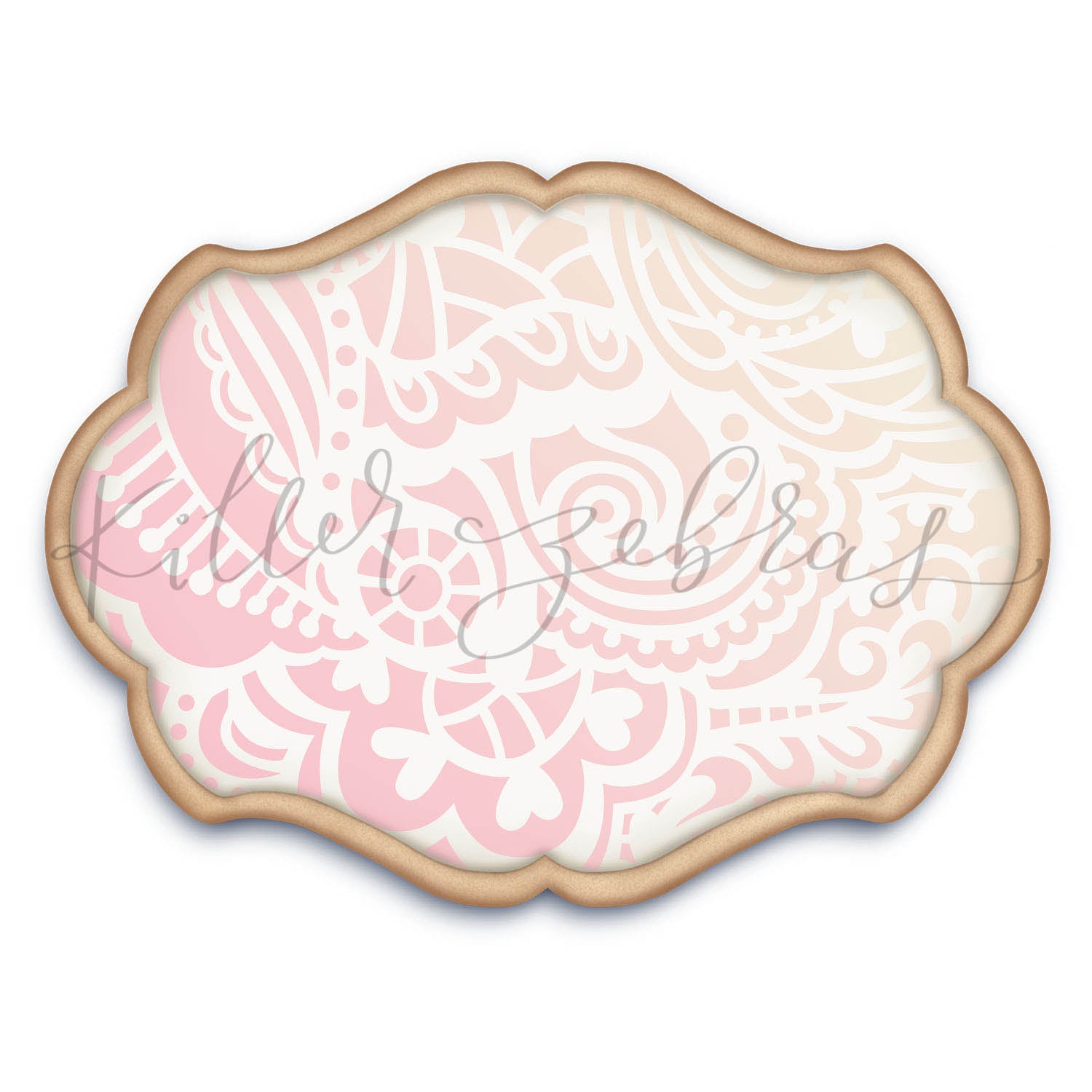 5.5 x 5.5 Stencil Sweetheart Lace Stencil