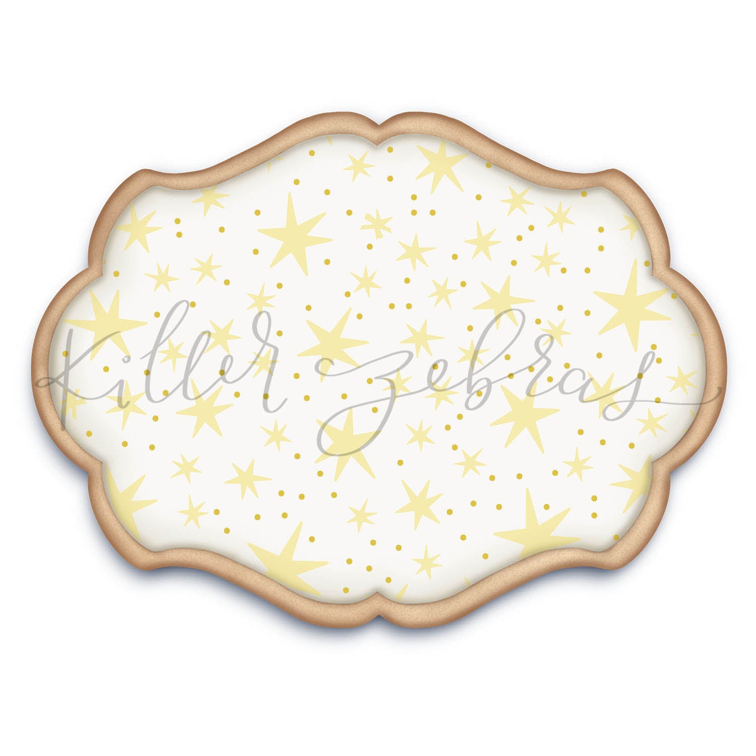 5.5 x 5.5 Stencil Under the Stars 2 Part Stencil