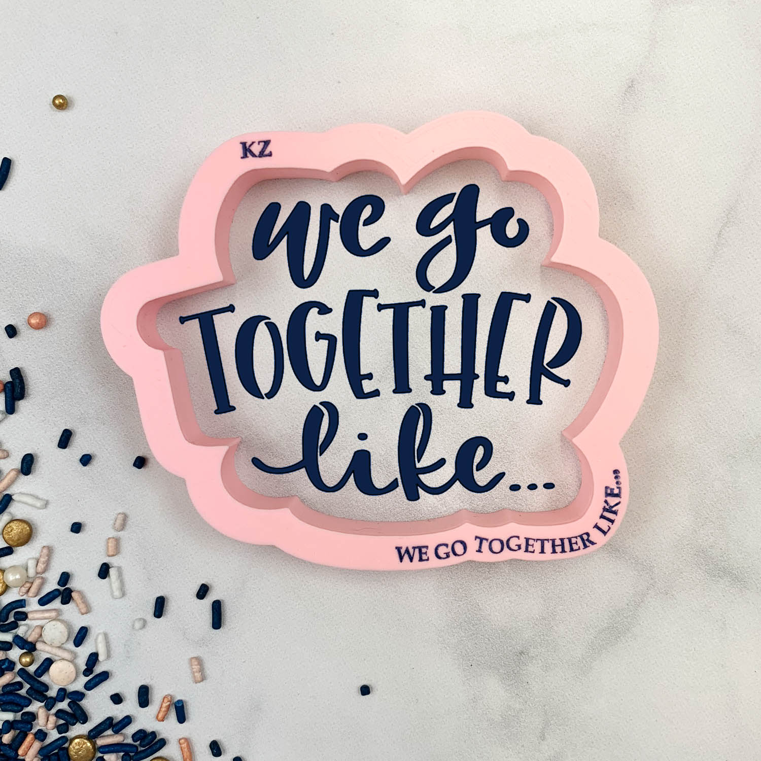 Cookie Cutters We Go Together Like Cutter/Stencil