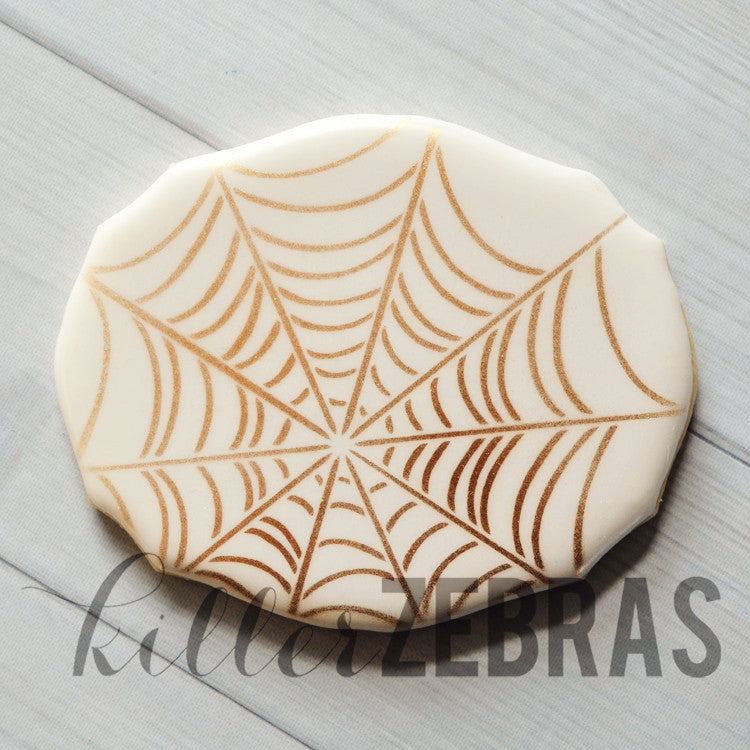 5.5 x 5.5 Stencil Spiderweb Stencil