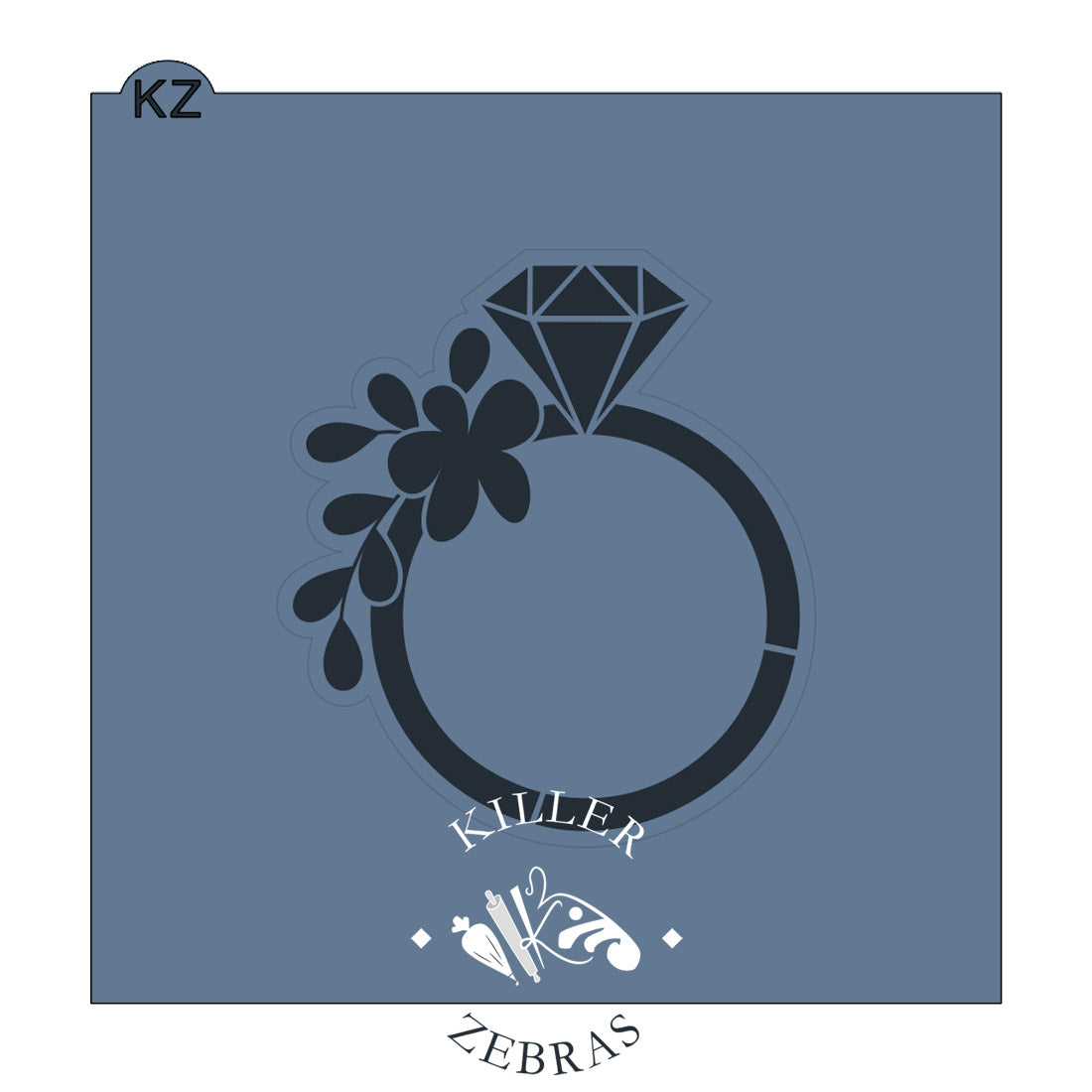 Cookie Cutters Diamond Ring Cutter/Stencil