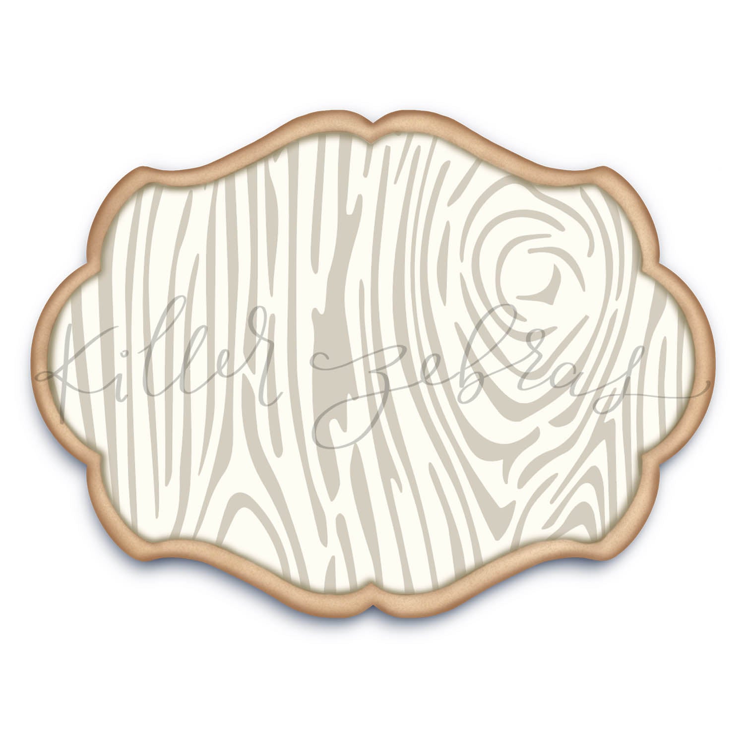 5.5 x 5.5 Stencil Wood Grain Stencil