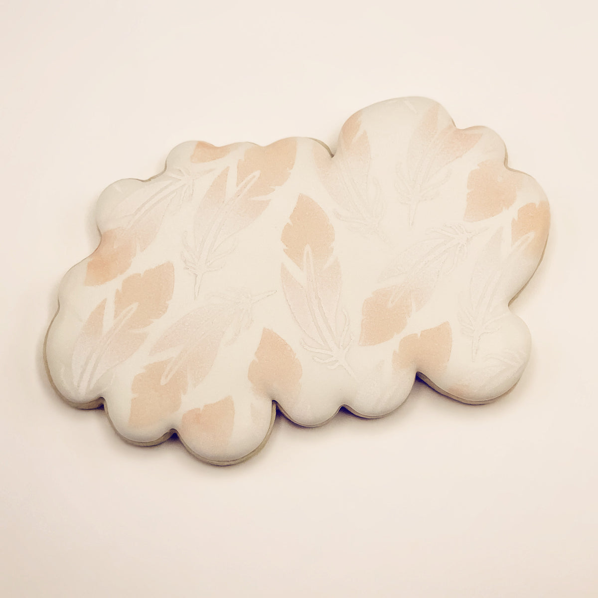 5.5 x 5.5 Stencil Feathers Stencil