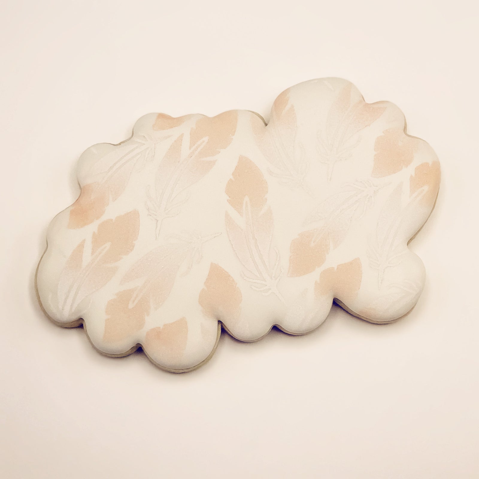 5.5 x 5.5 Stencil Feathers Stencil