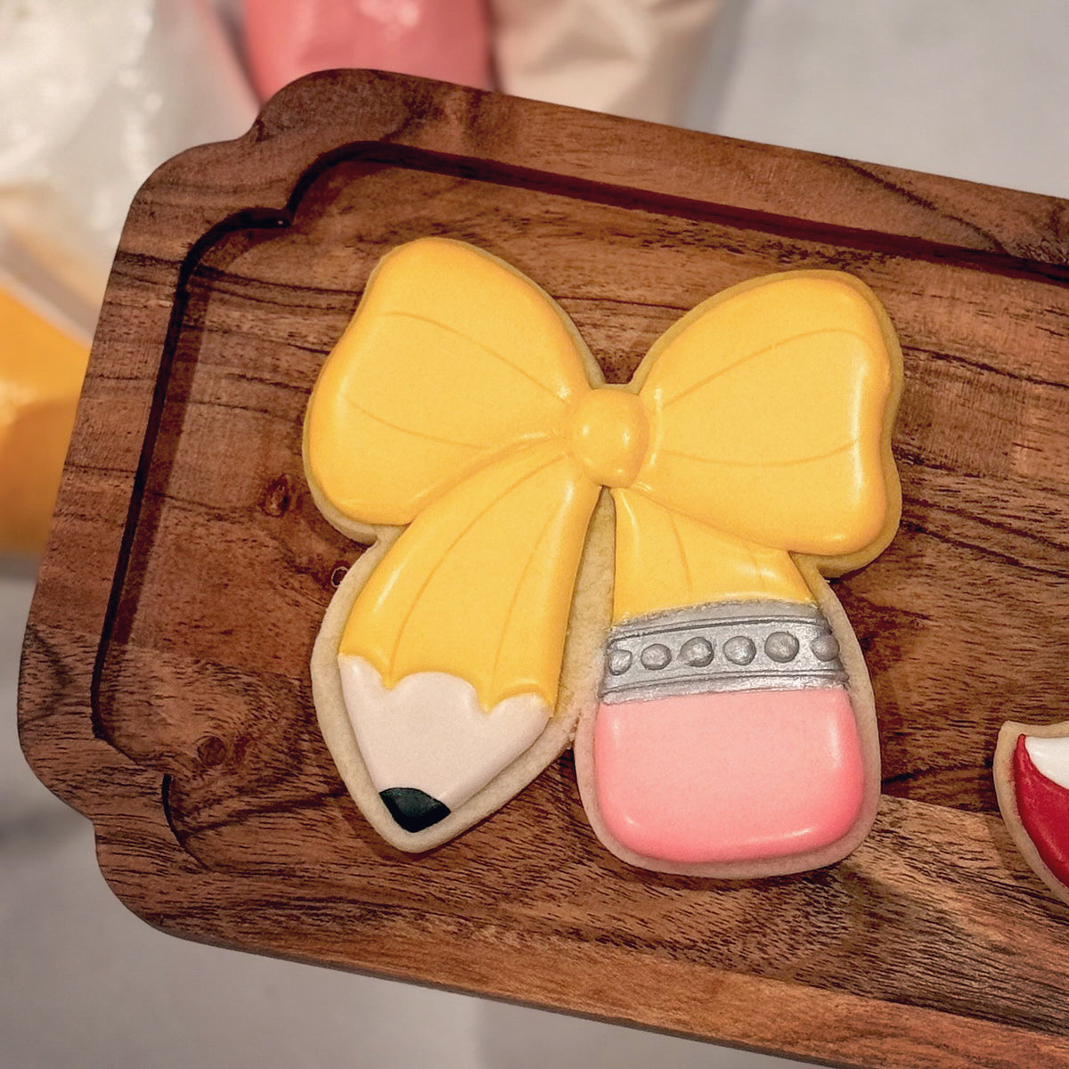 Cookie Cutters Pencil Bow Cutter/Stencil