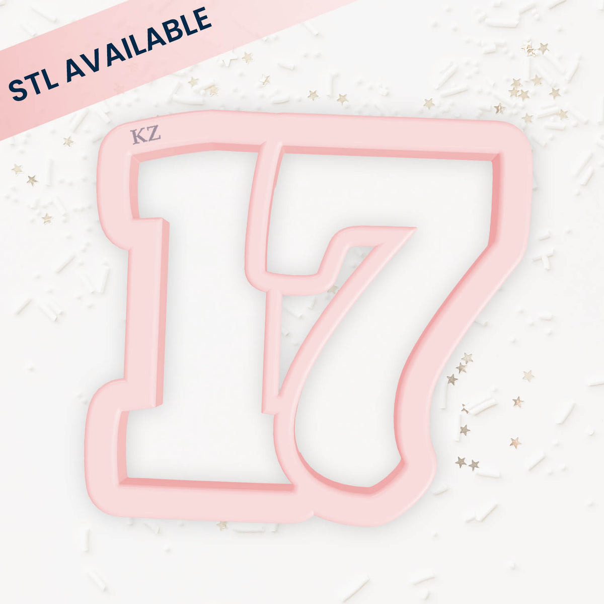 Cookie Cutters 17 Number Cutter