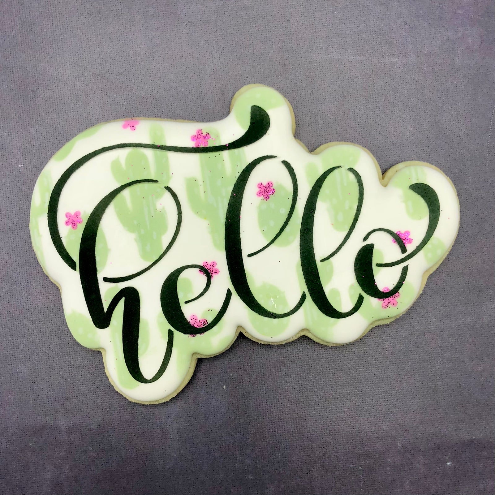 Cookie Cutters Hello Hand Lettered